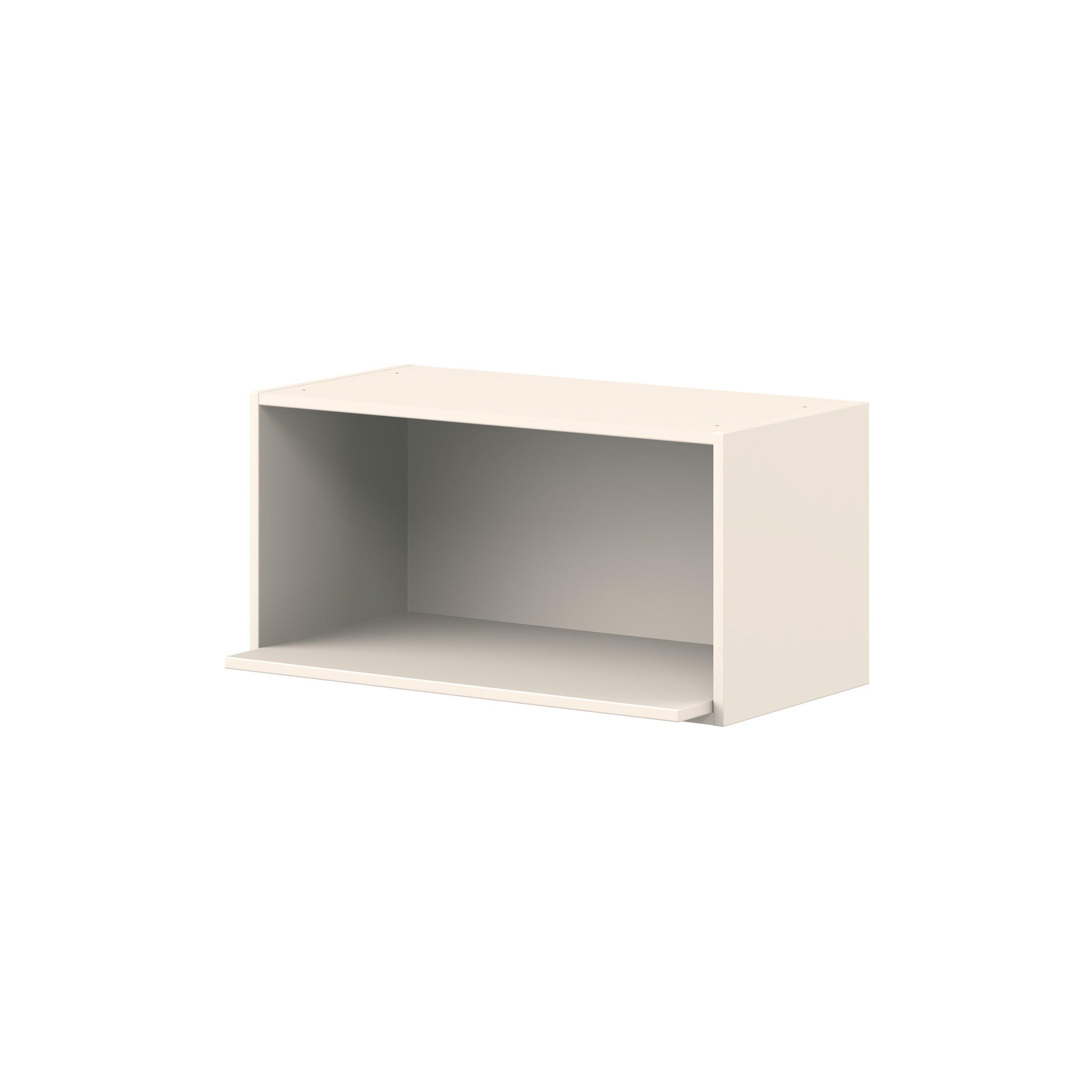 Linden 30 in. Painted Washed Linen Microwave Wall Cabinet