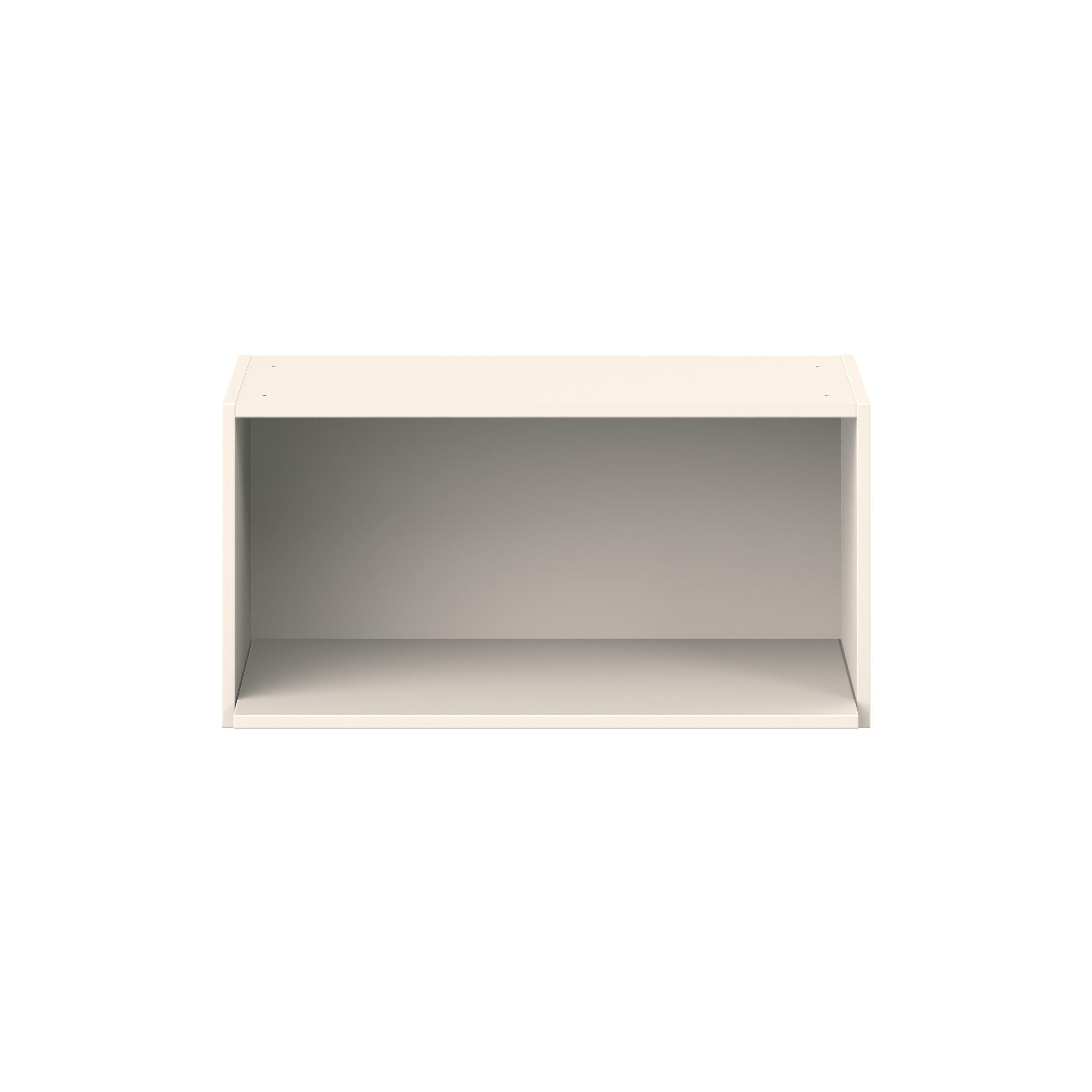 Linden 30 in. Painted Washed Linen Microwave Wall Cabinet