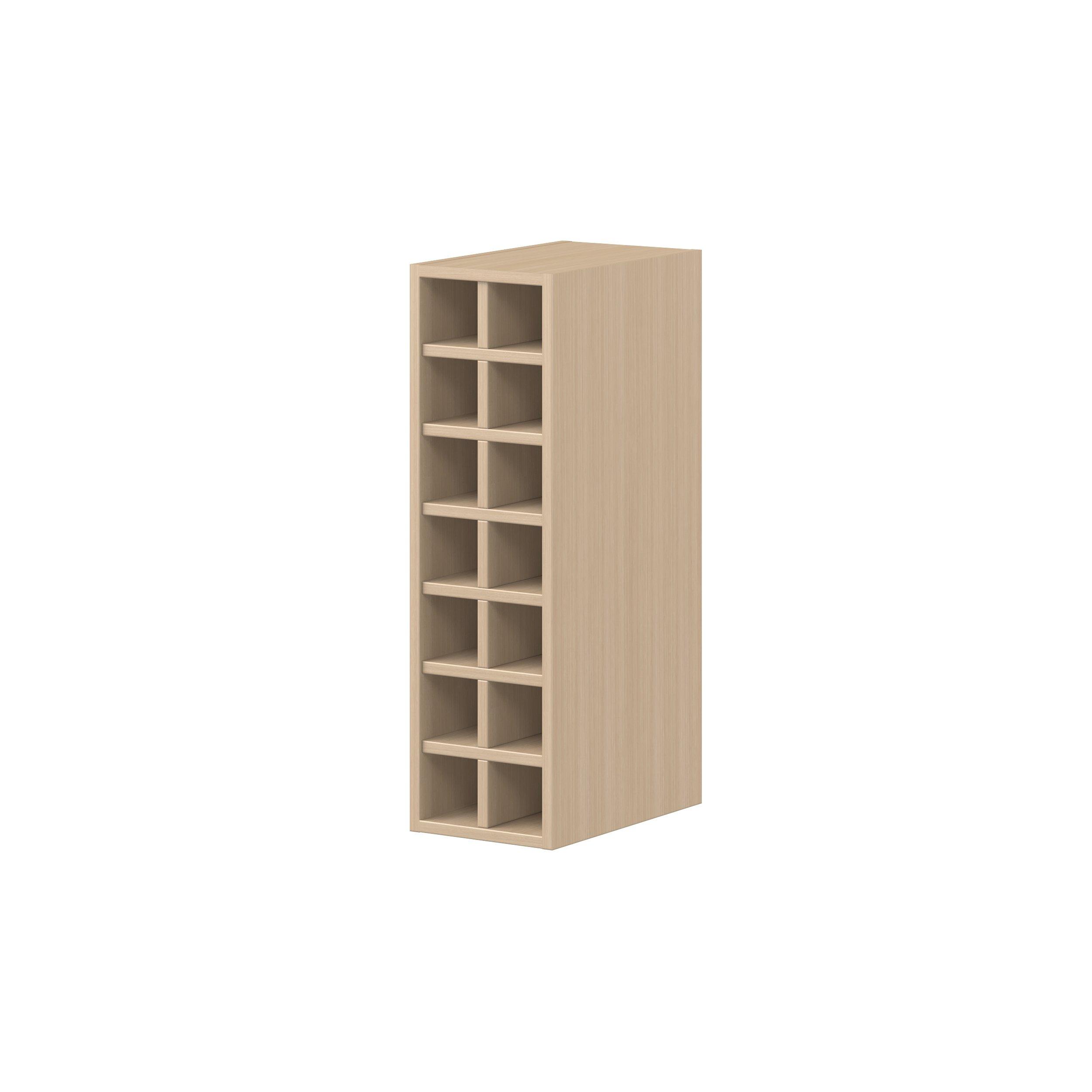 Glenwood 9 in. Mojavi Oak Wine Wall Cabinet