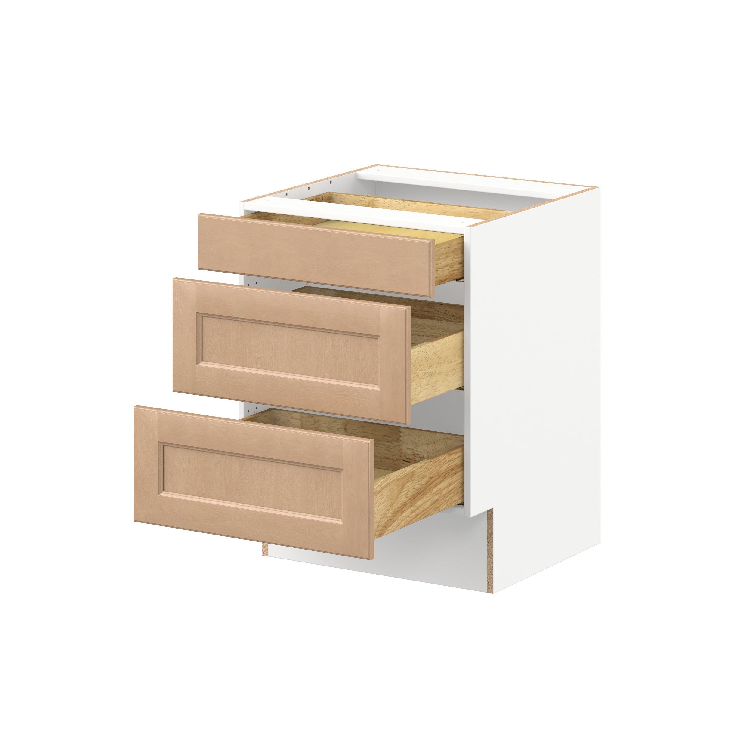 Sugarhill 24 in. Stained Sugar Cookie Drawer Base Cabinet