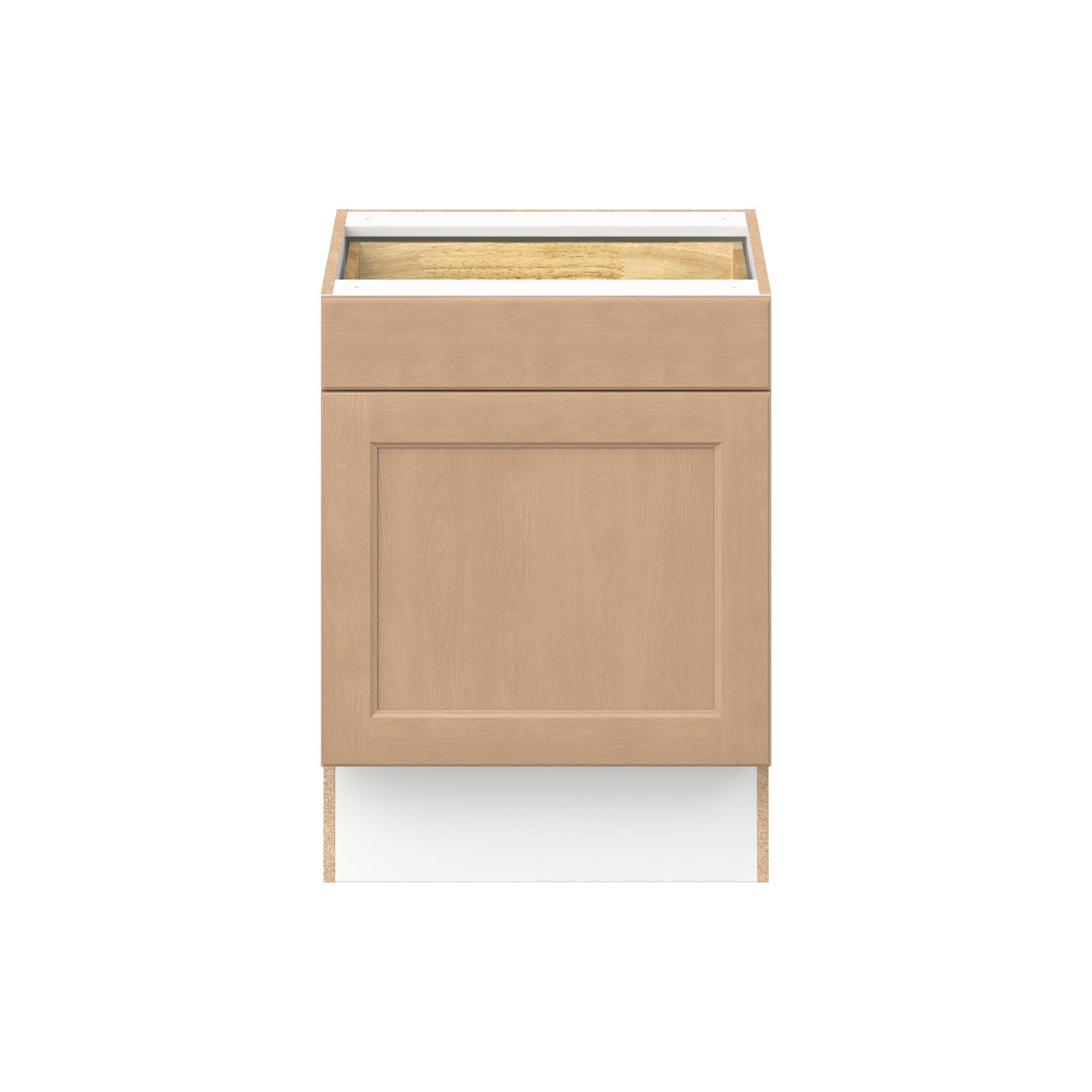 Sugarhill 24 in. Stained Sugar Cookie Door and Drawer Base Cabinet