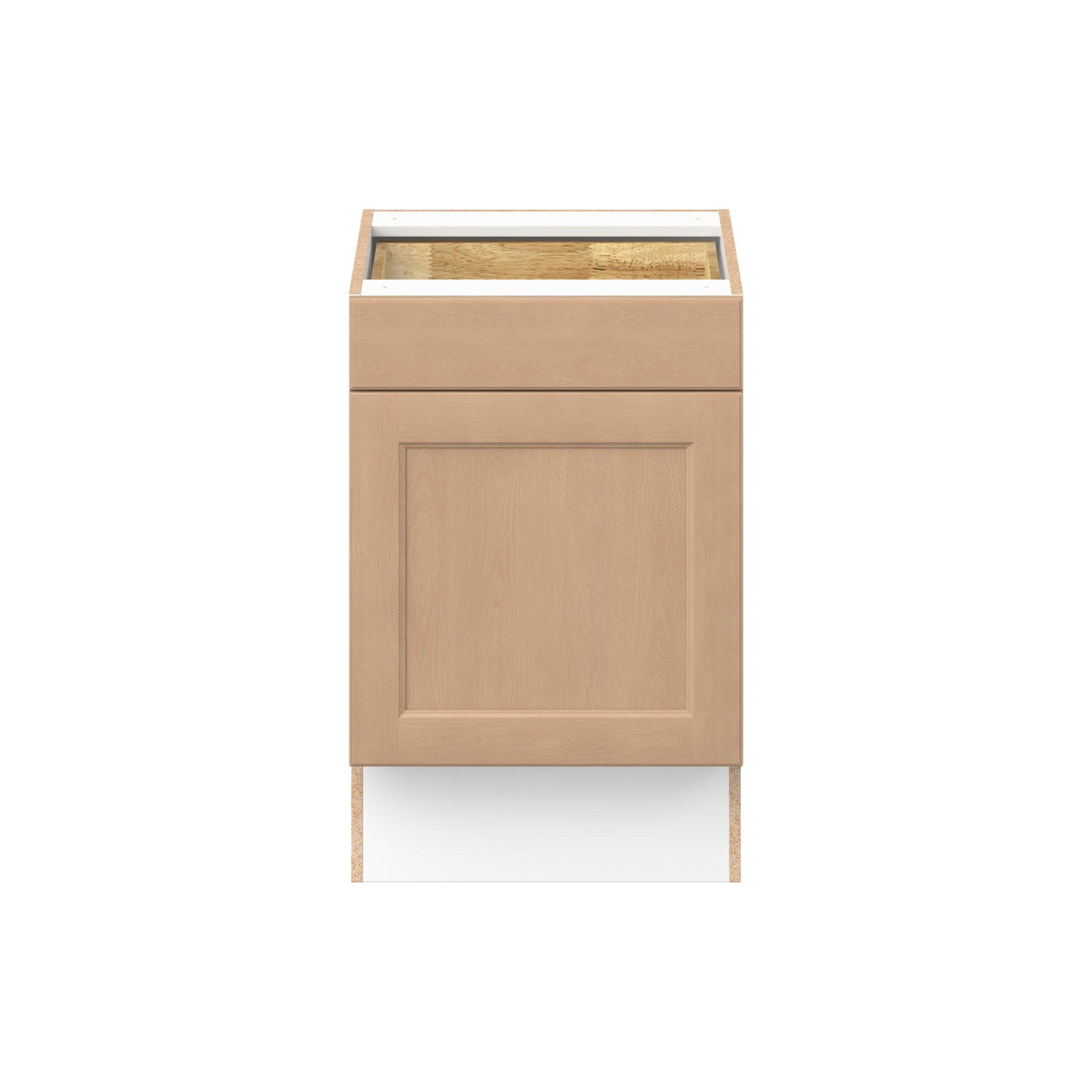 Sugarhill 21 in. Stained Sugar Cookie Door and Drawer Base Cabinet