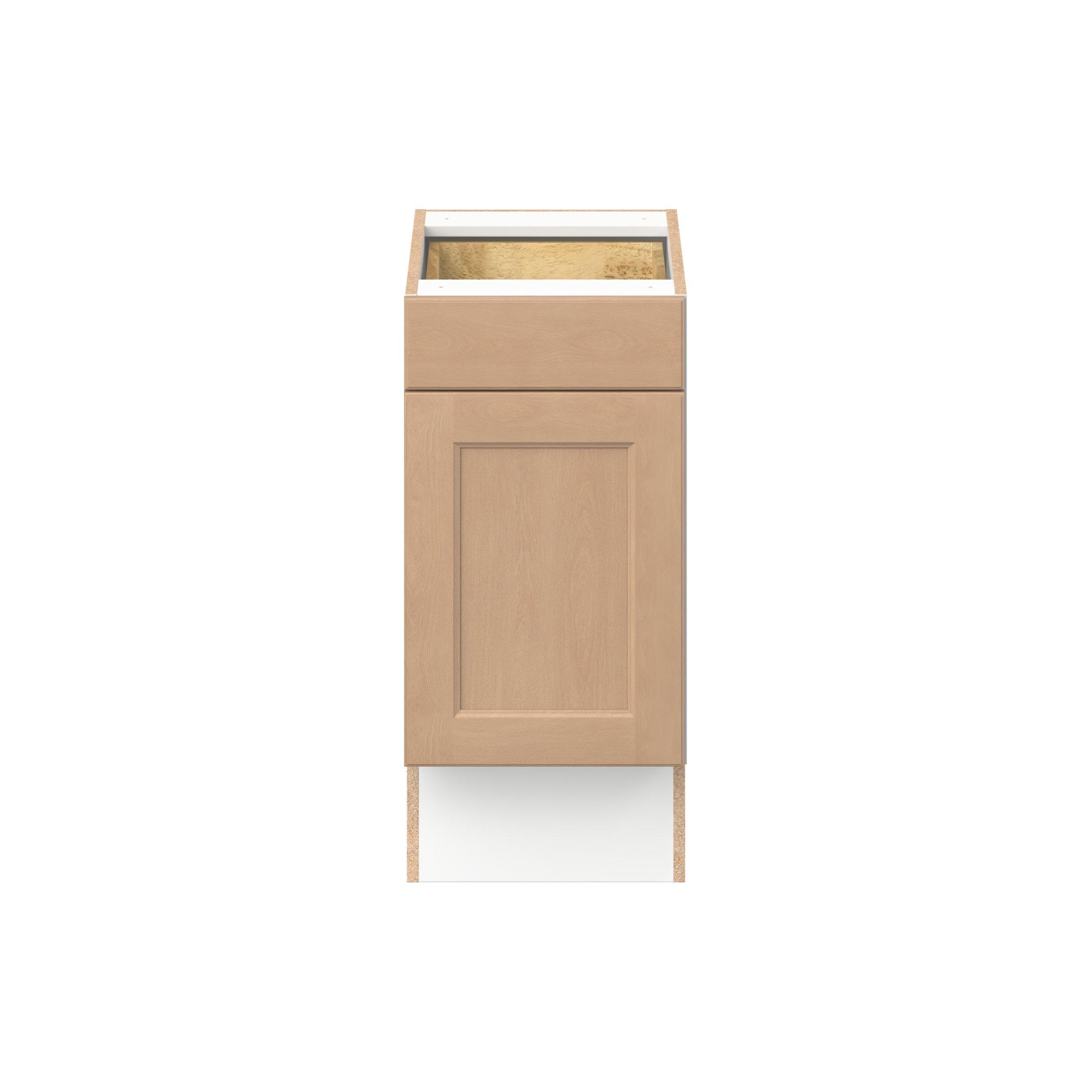Sugarhill 15 in. Stained Sugar Cookie Door and Drawer Base Cabinet
