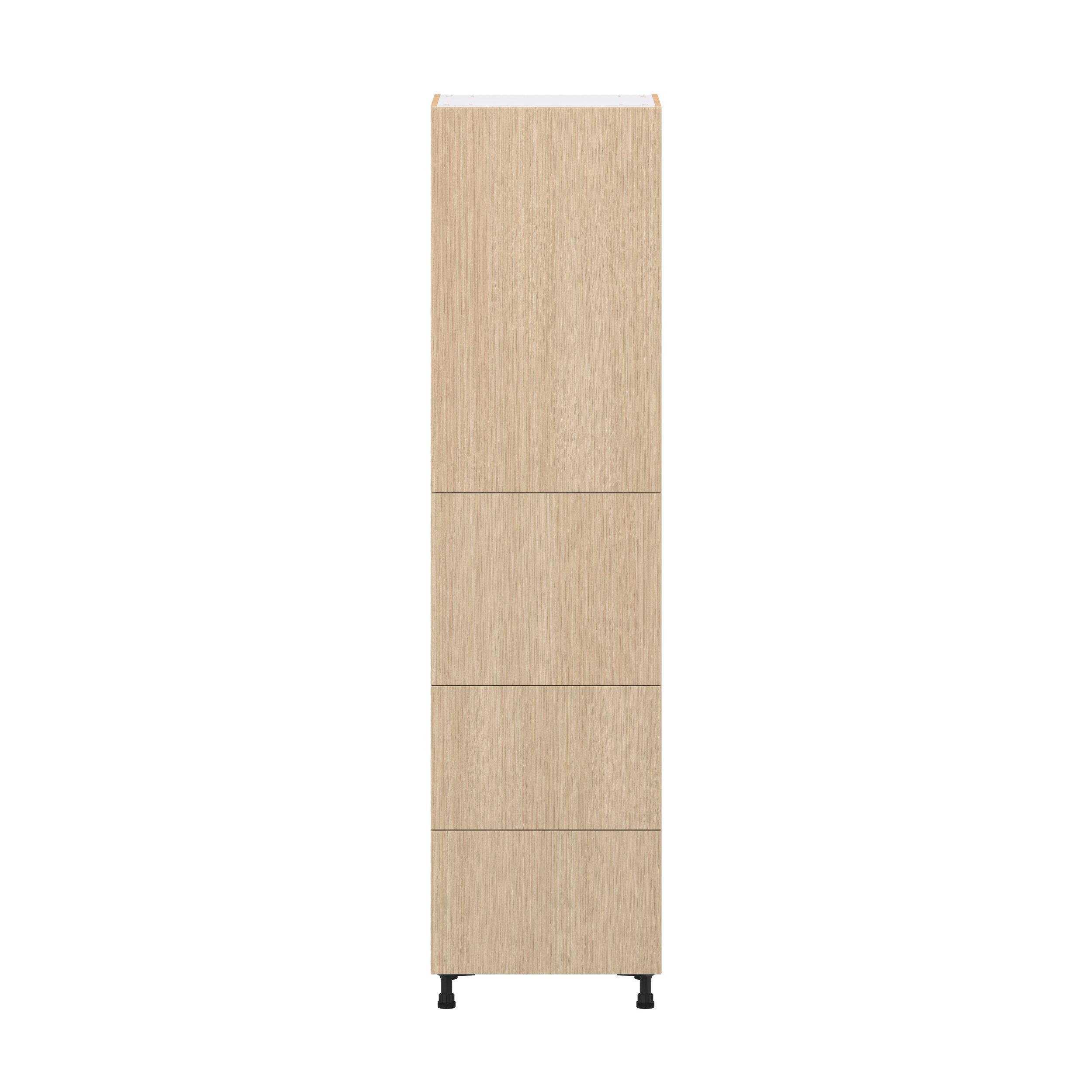 Glenwood 24 in. Mojavi Oak Door and Drawer Pantry Cabinet with Inner Pull-Out