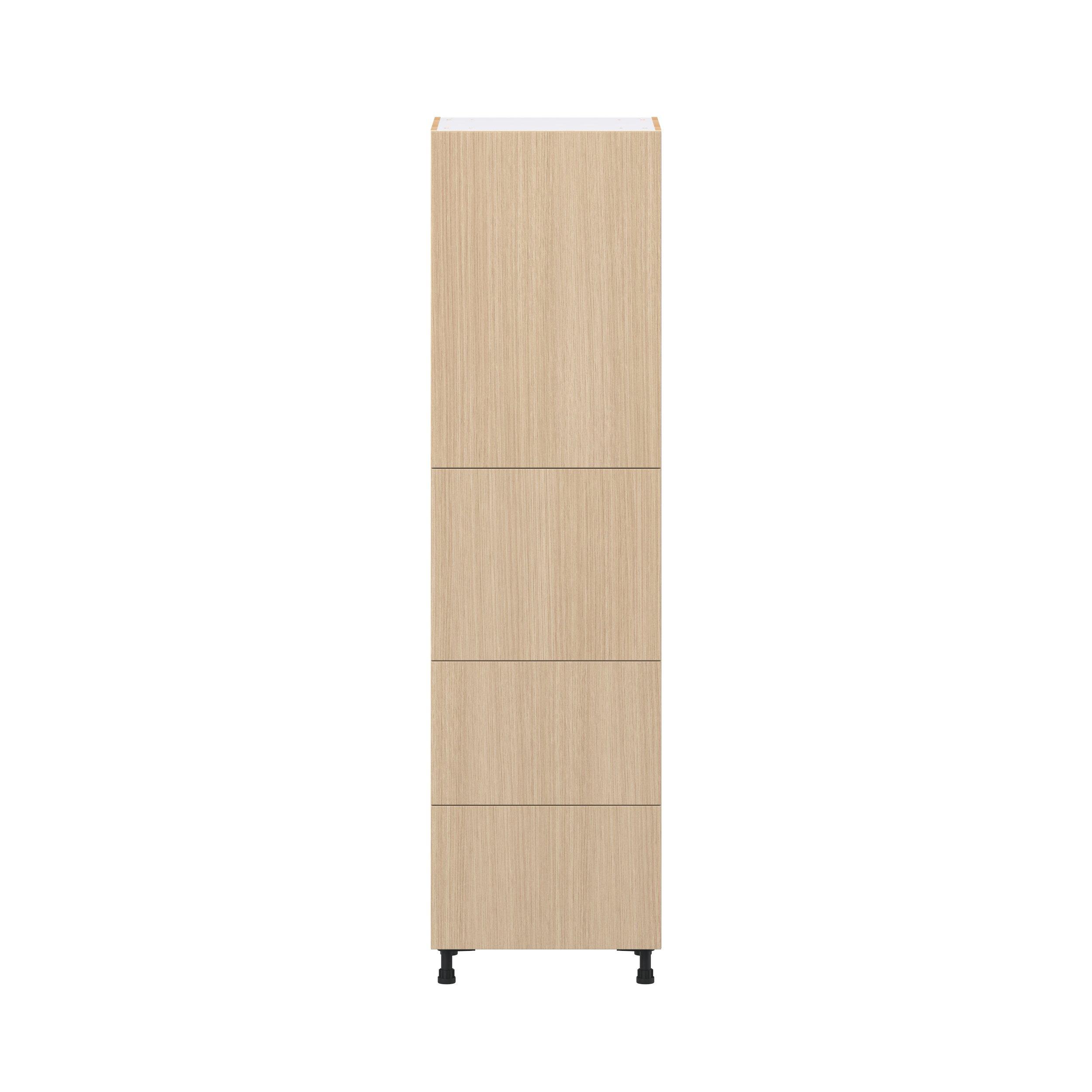 Glenwood 24 in. Mojavi Oak Door and Drawer Pantry Cabinet with Inner Pull-Out