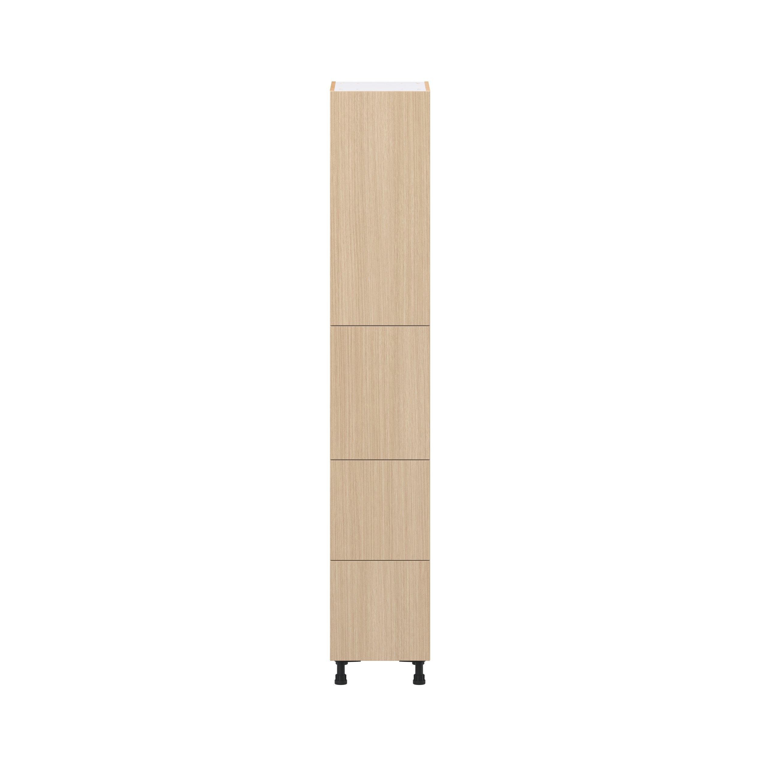 Glenwood 15 in. Mojavi Oak Door and Drawer Pantry Cabinet with Inner Pull-Out