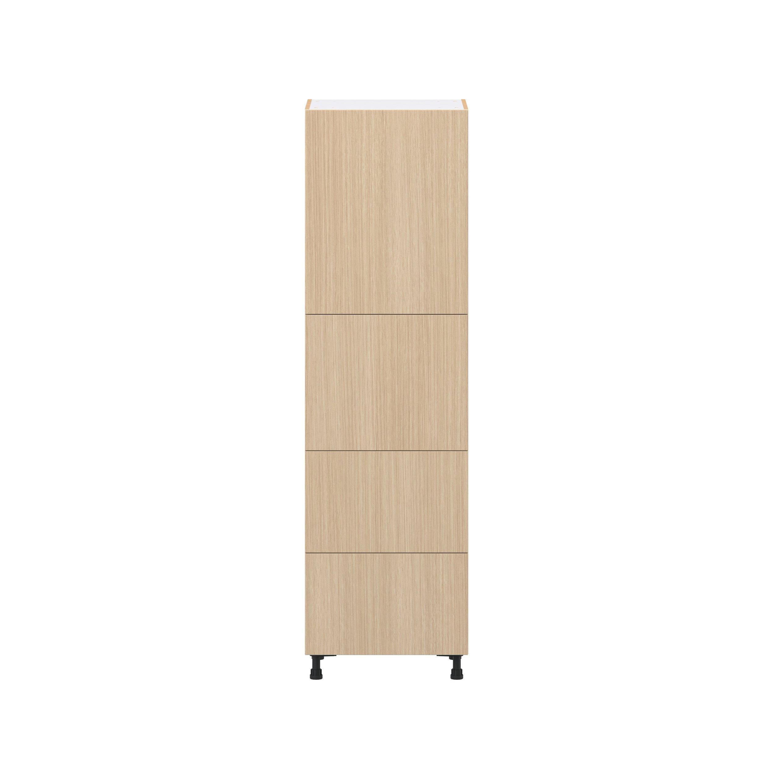 Glenwood 24 in. Mojavi Oak Door and Drawer Pantry Cabinet with Inner Pull-Out