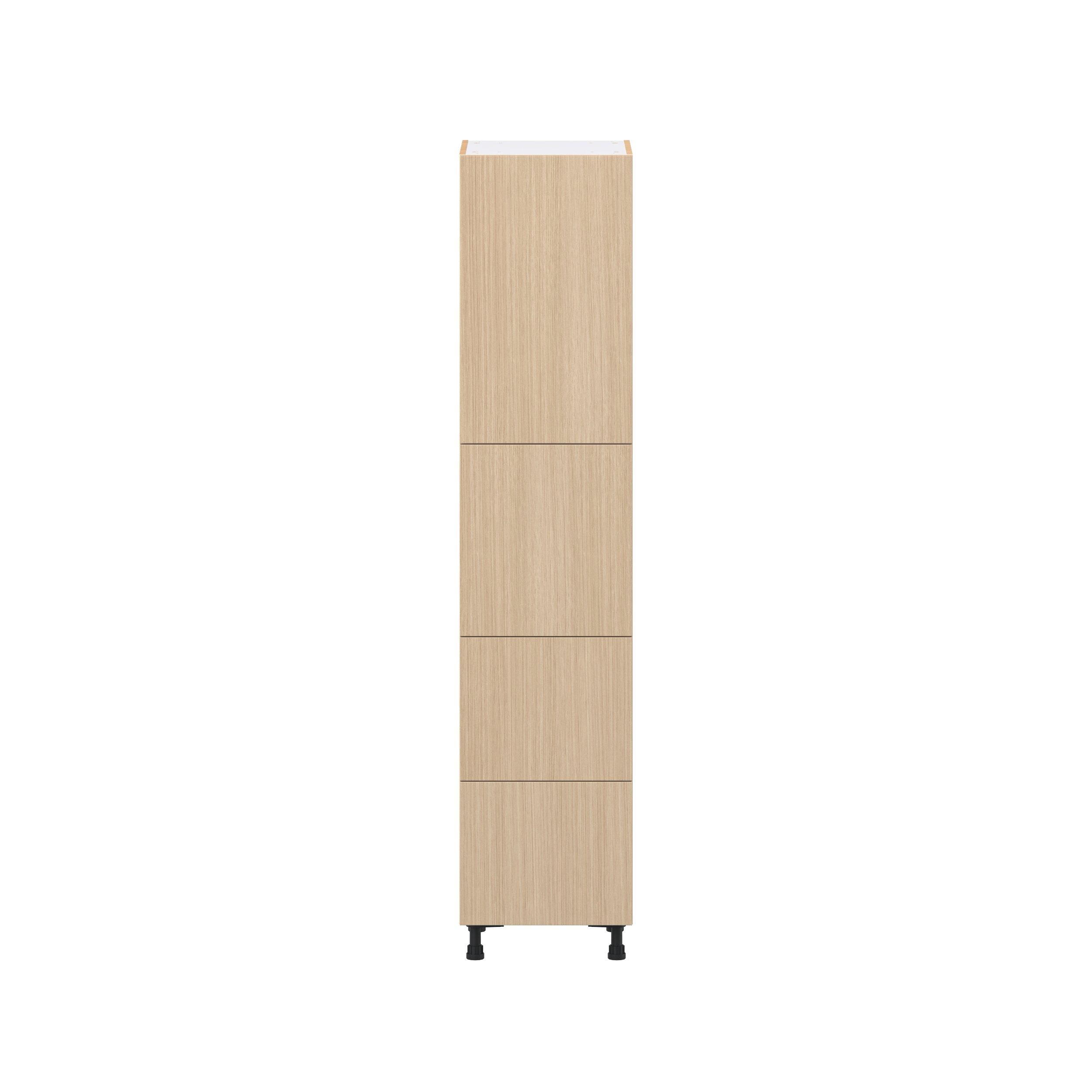 Glenwood 18 in. Mojavi Oak Door and Drawer Pantry Cabinet with Inner Pull-Out