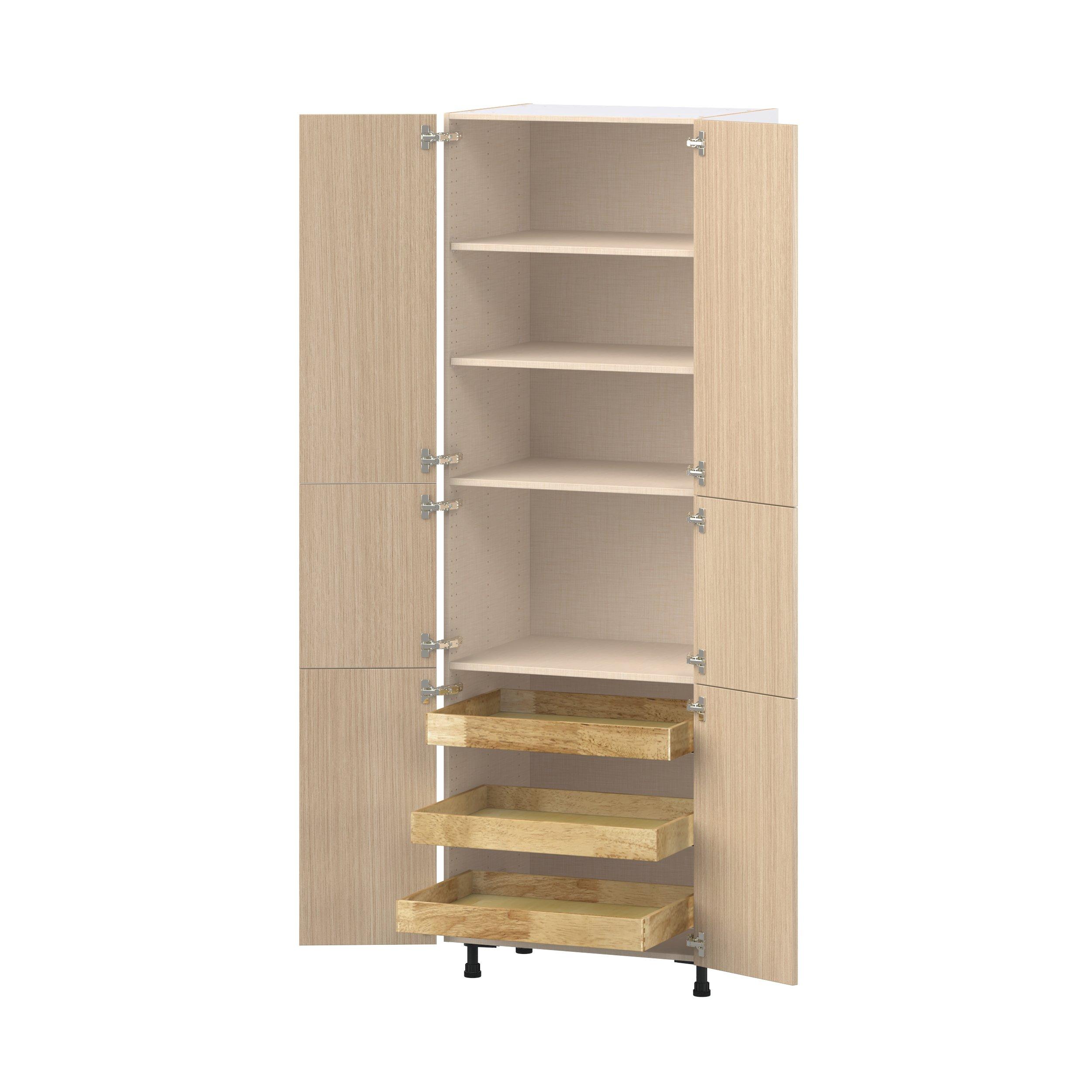 Glenwood 30 in. Mojavi Oak Pantry Cabinet with Inner Pull-Out Drawer