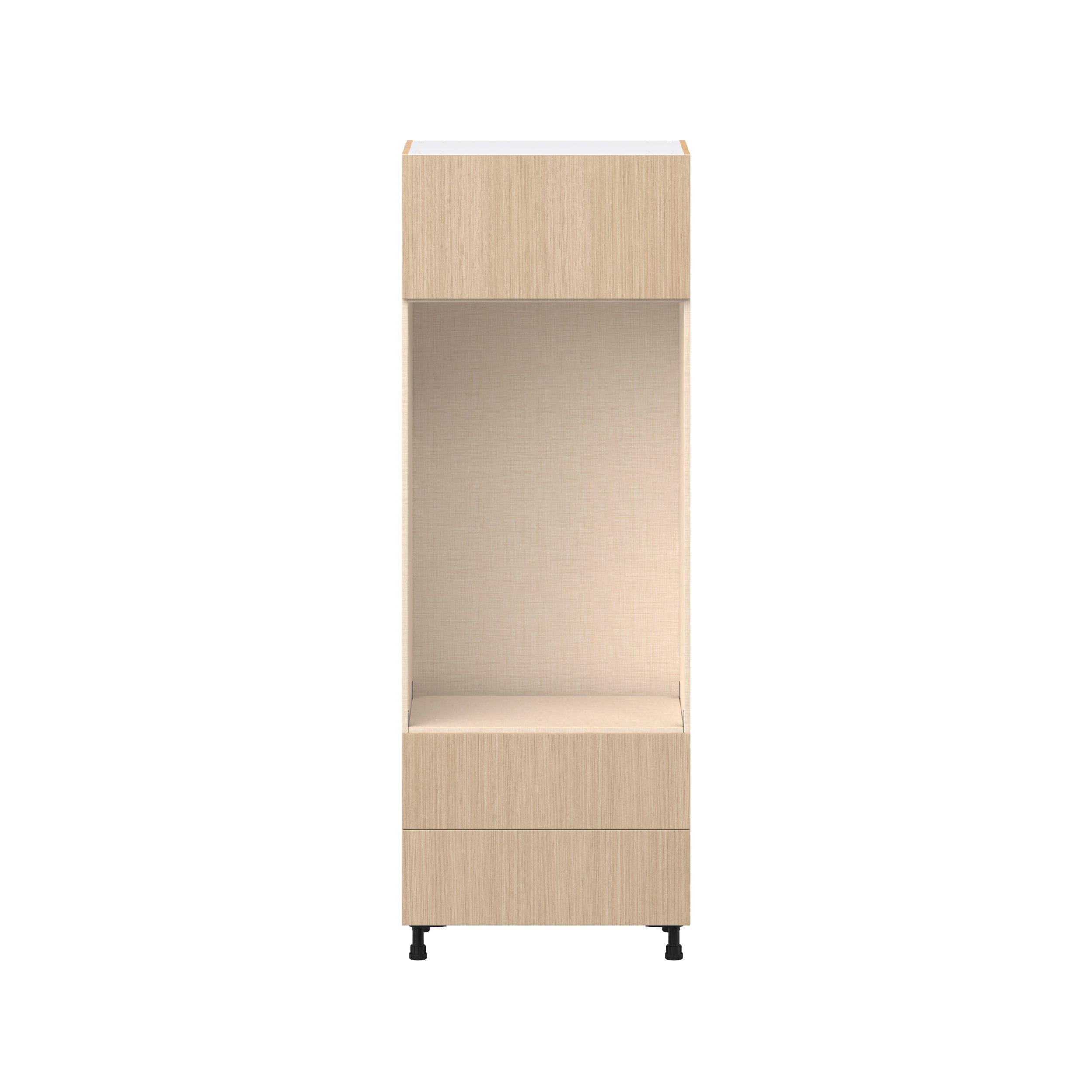 Glenwood 30 in. Mojavi Oak Lift Up Door and Drawer Microwave/Oven Pantry Cabinet