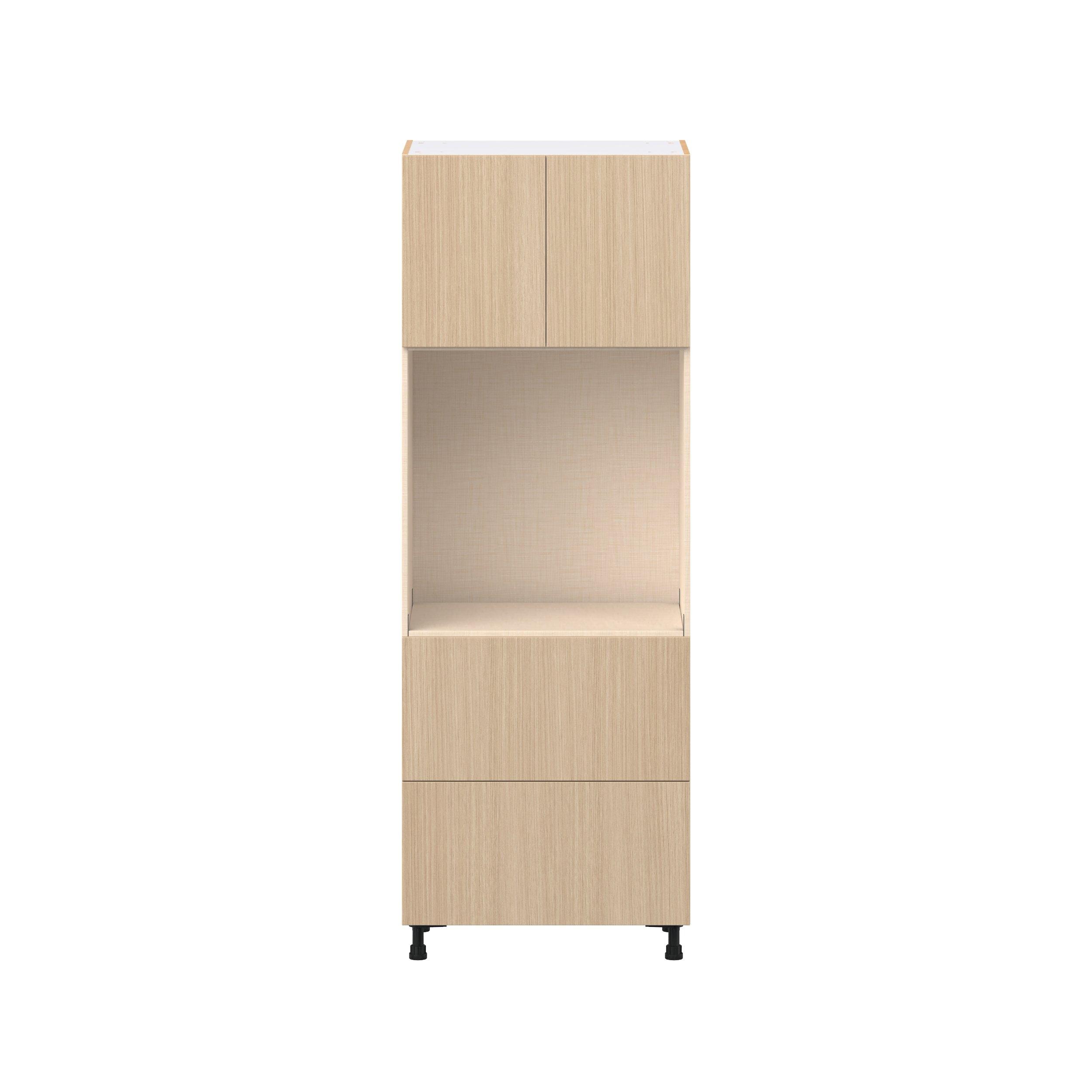 Glenwood 30 in. Mojavi Oak Door and Drawer Single Oven Pantry Cabinet
