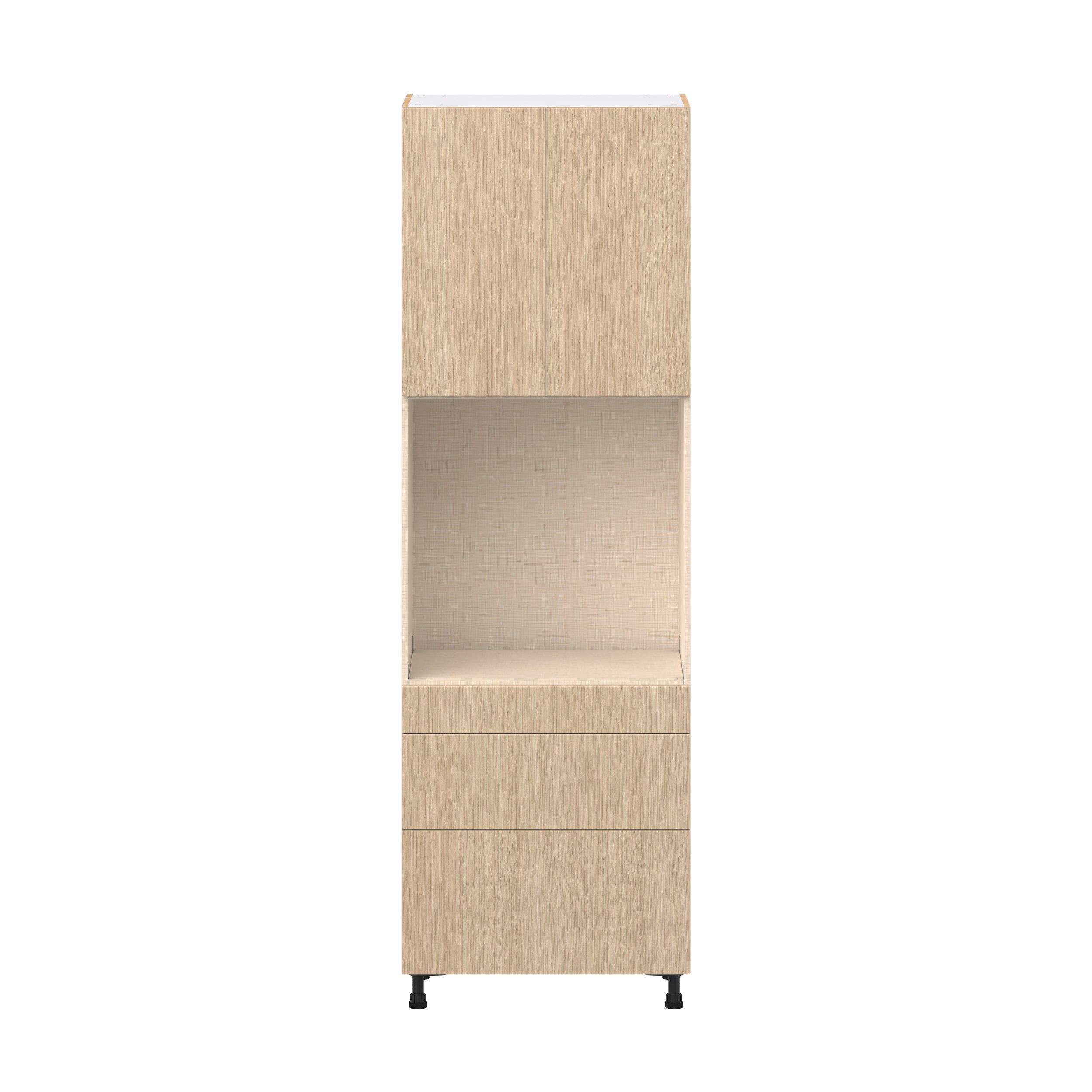 Glenwood 30 in. Mojavi Oak Door and Drawer Single Oven Pantry Cabinet