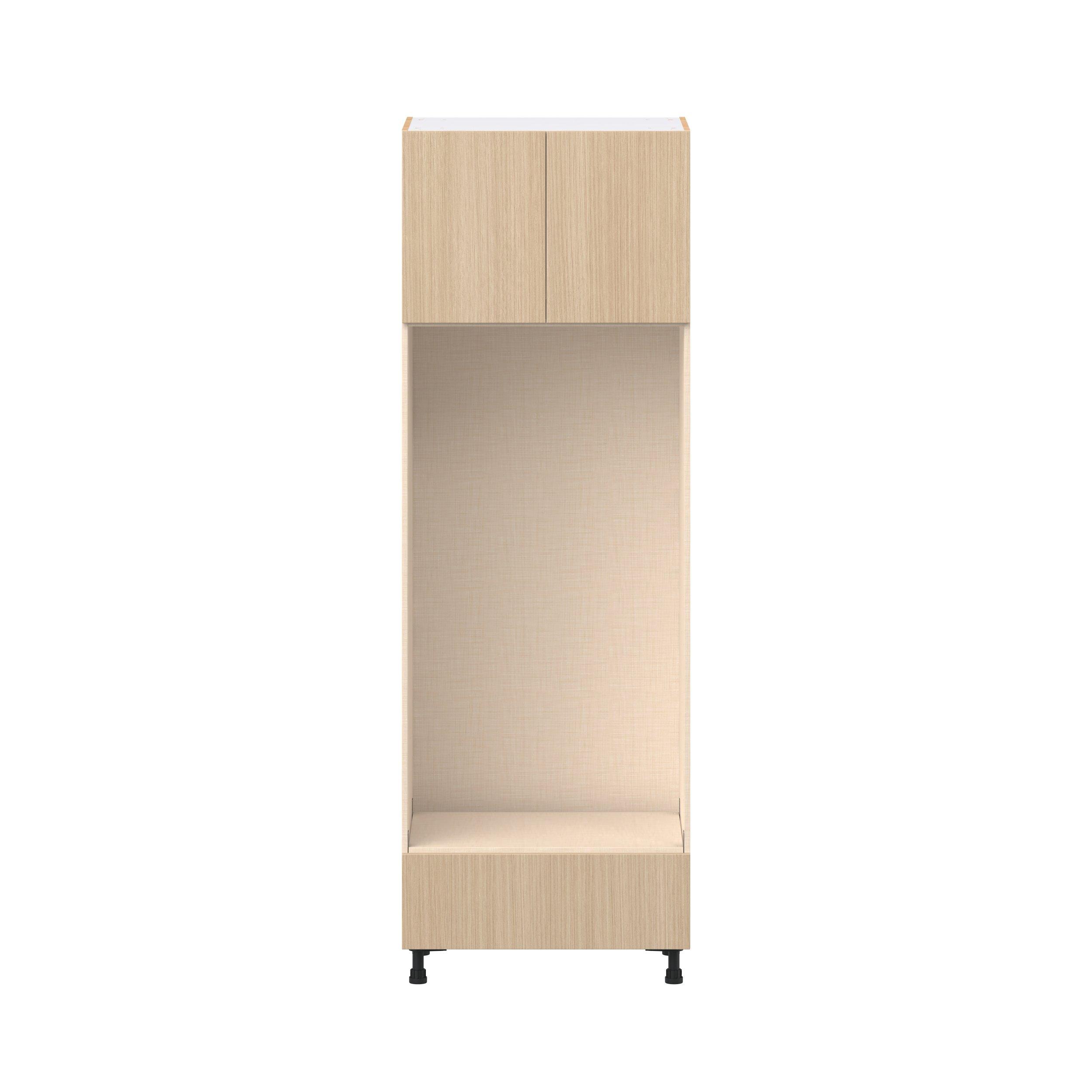 Glenwood 30 in. Mojavi Oak Door and Drawer Double Oven Pantry Cabinet