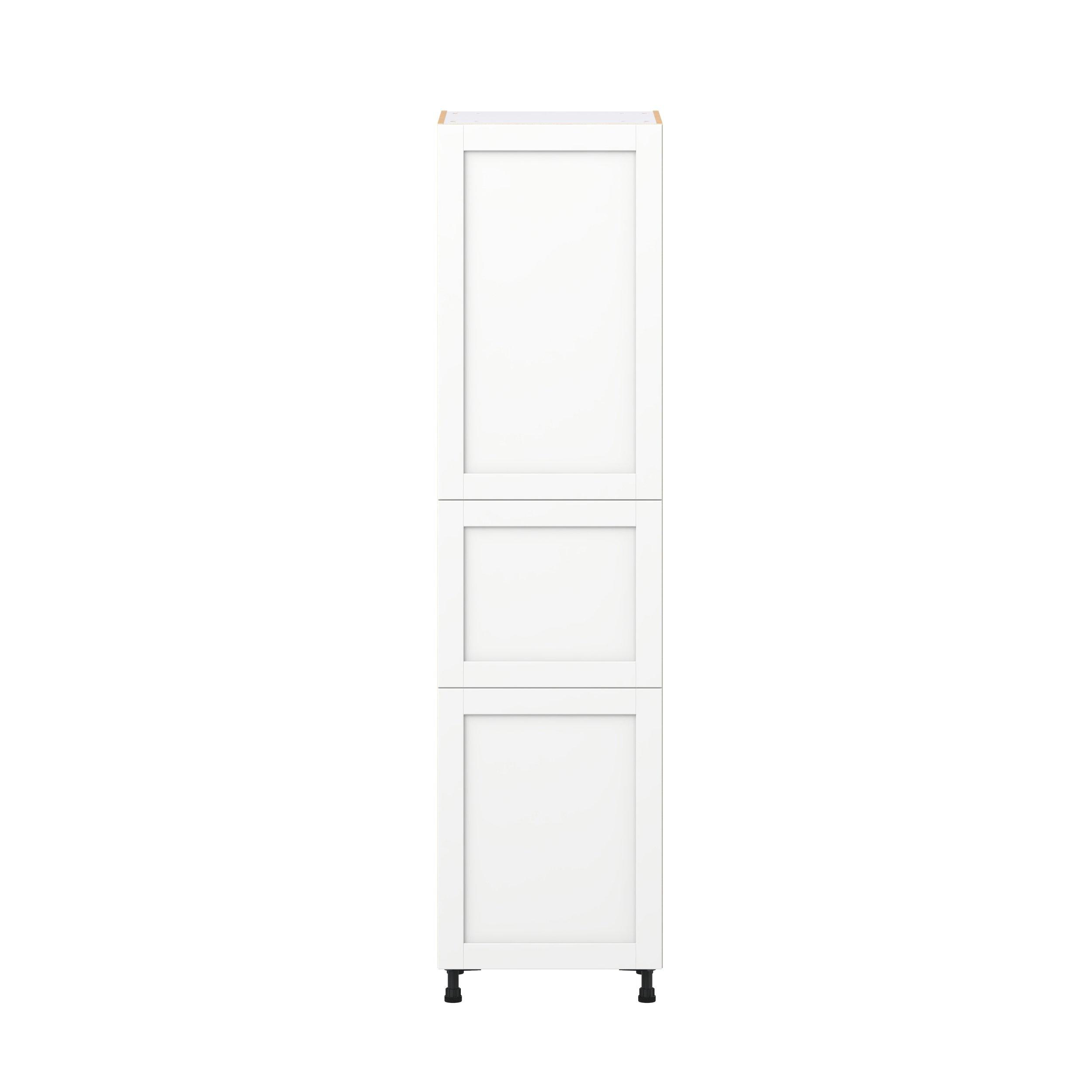 Summerhill 24 in. Bright White Door Pantry Cabinet