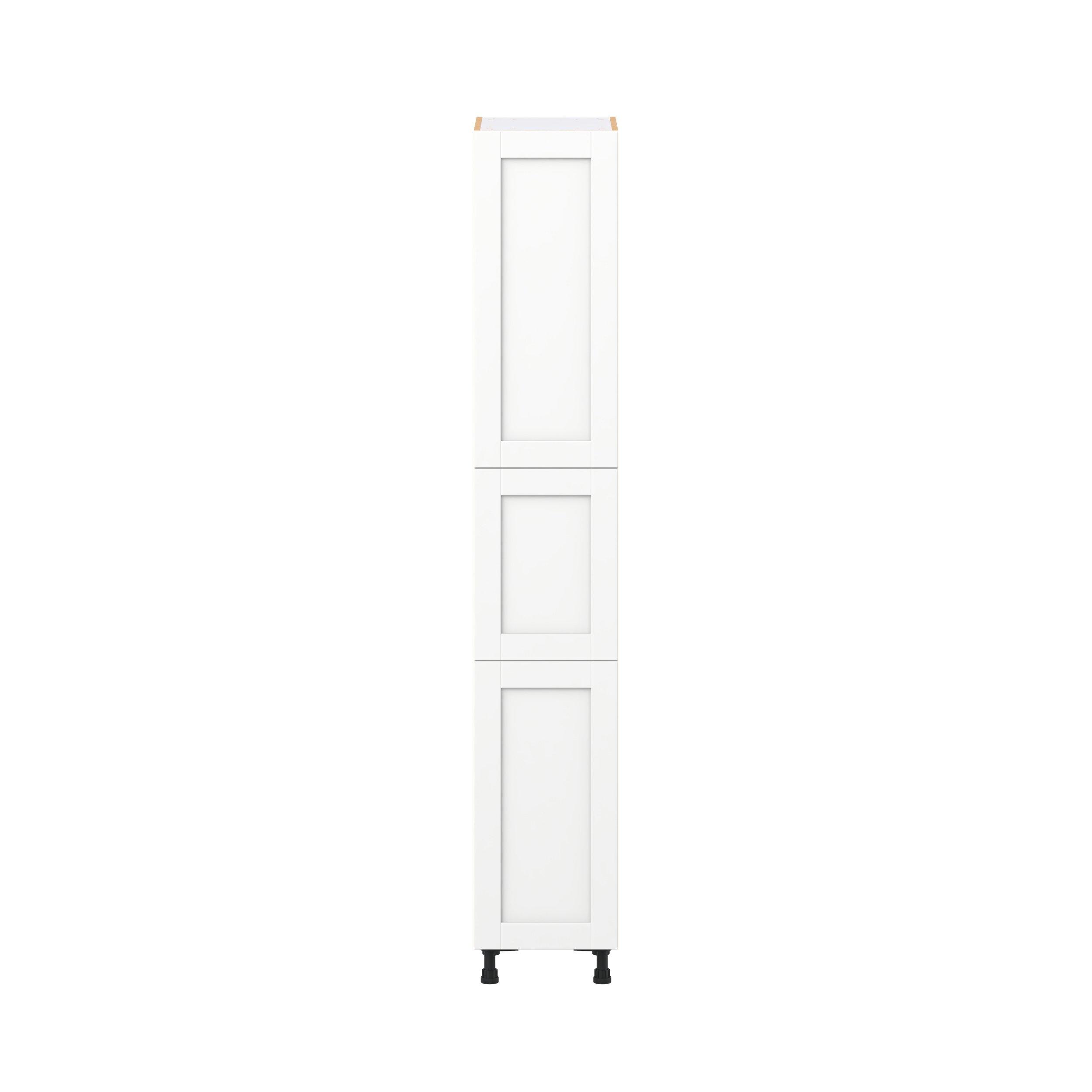 Summerhill 15 in. Bright White Door Pantry Cabinet