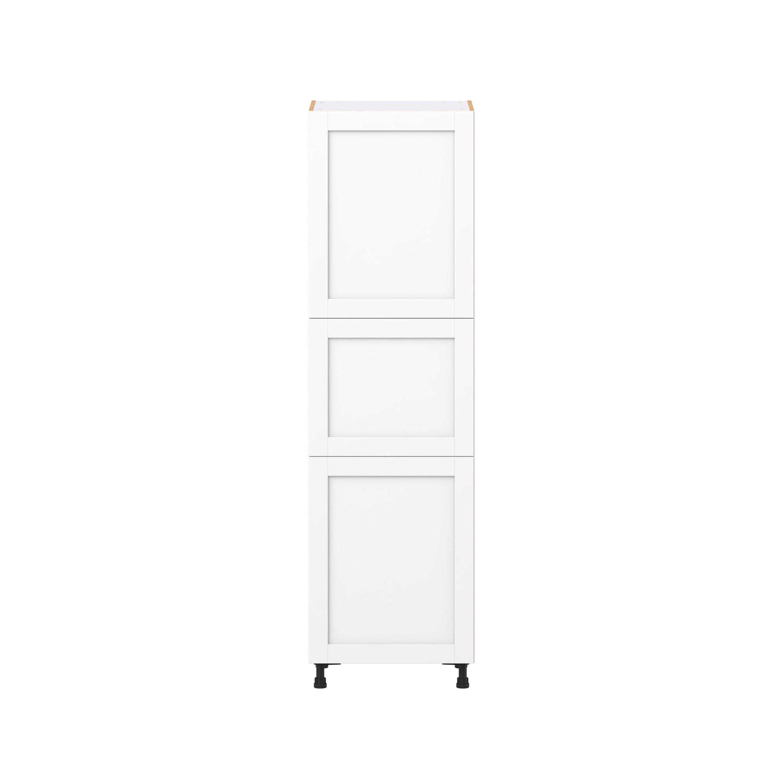 Summerhill 24 in. Bright White Door Pantry Cabinet