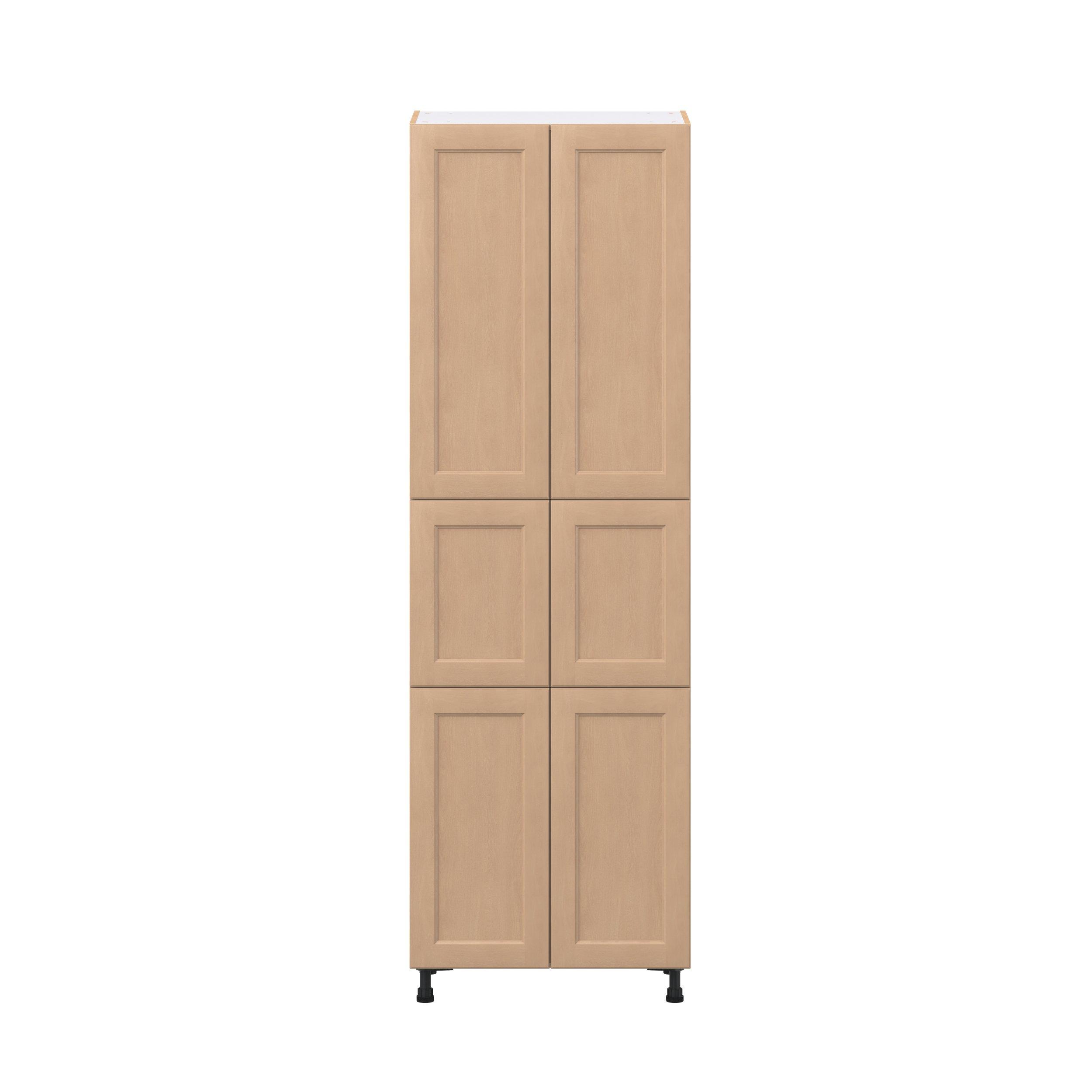 Sugarhill 30 in. Stained Sugar Cookie Door Pantry Cabinet