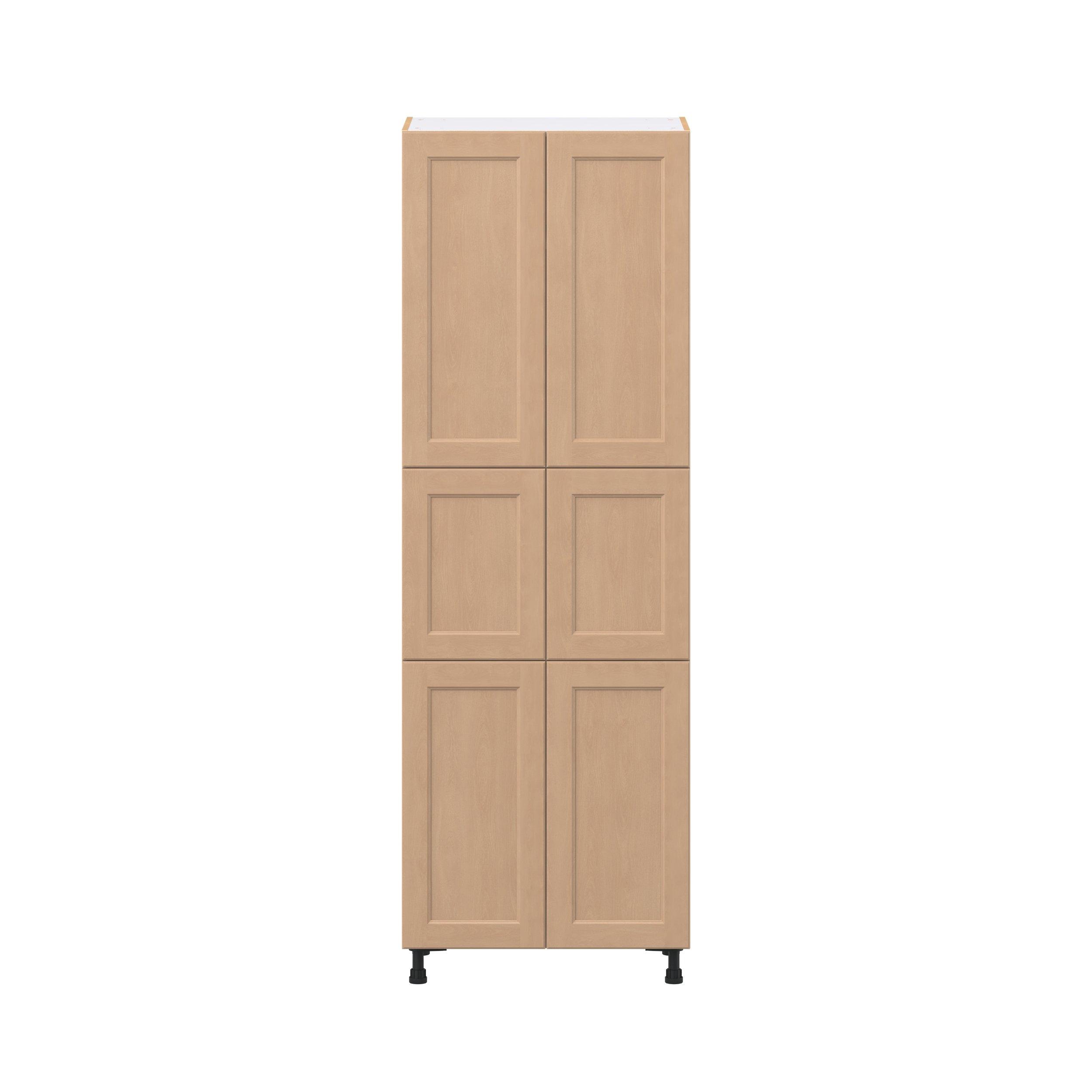 Sugarhill 30 in. Stained Sugar Cookie Door Pantry Cabinet