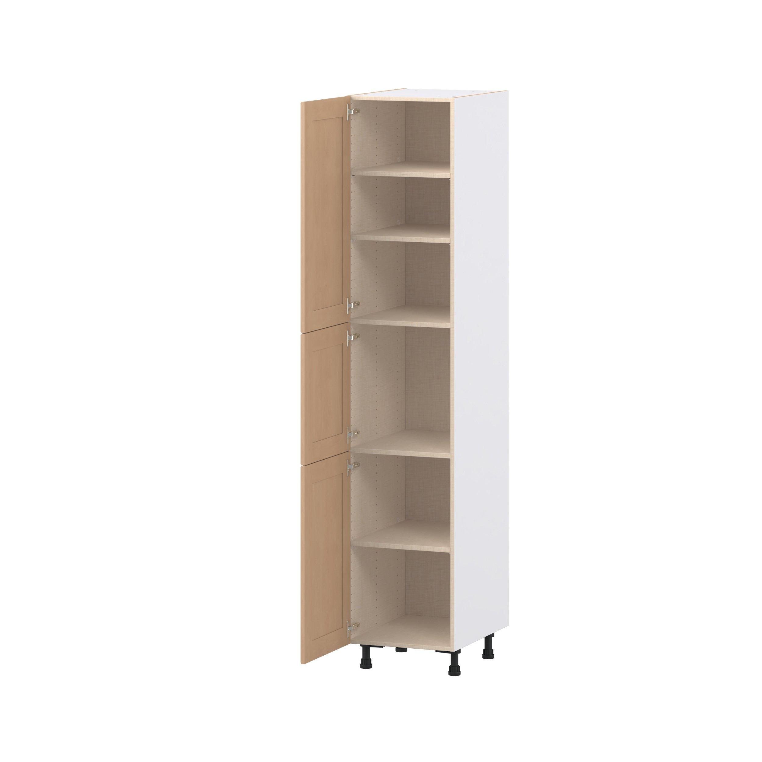 Sugarhill 18 in. Stained Sugar Cookie Door Pantry Cabinet