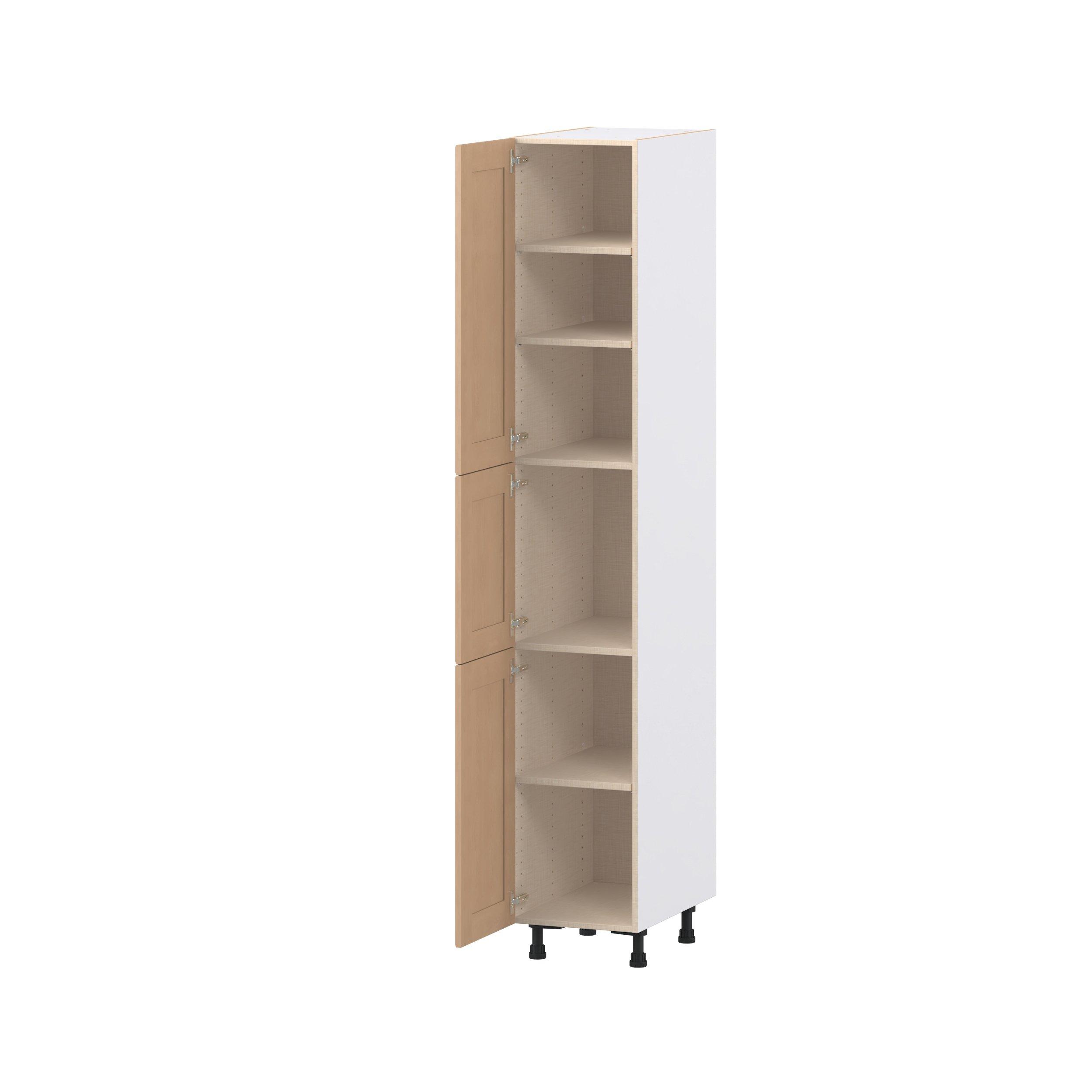 Sugarhill 15 in. Stained Sugar Cookie Door Pantry Cabinet