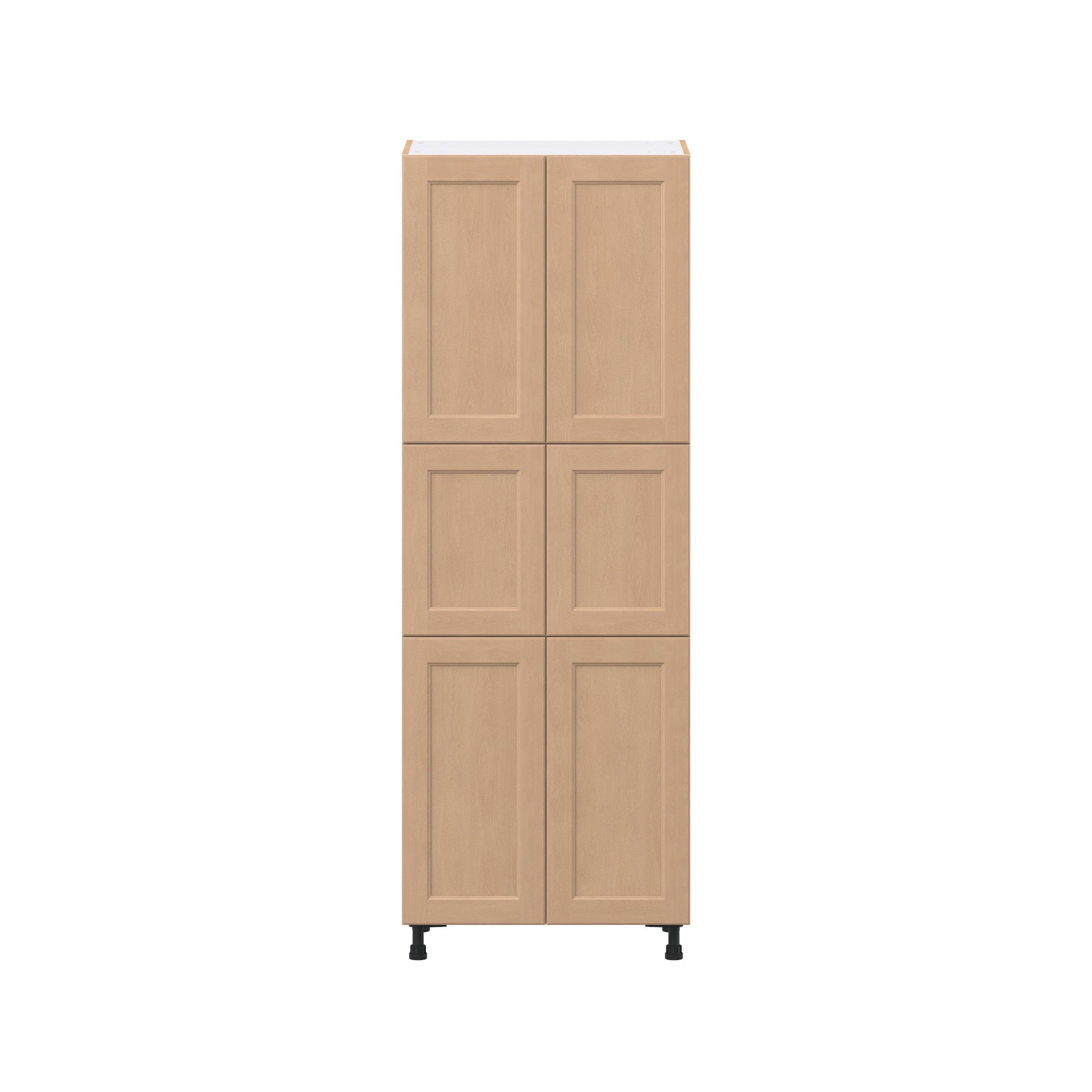Sugarhill 30 in. Stained Sugar Cookie Door Pantry Cabinet