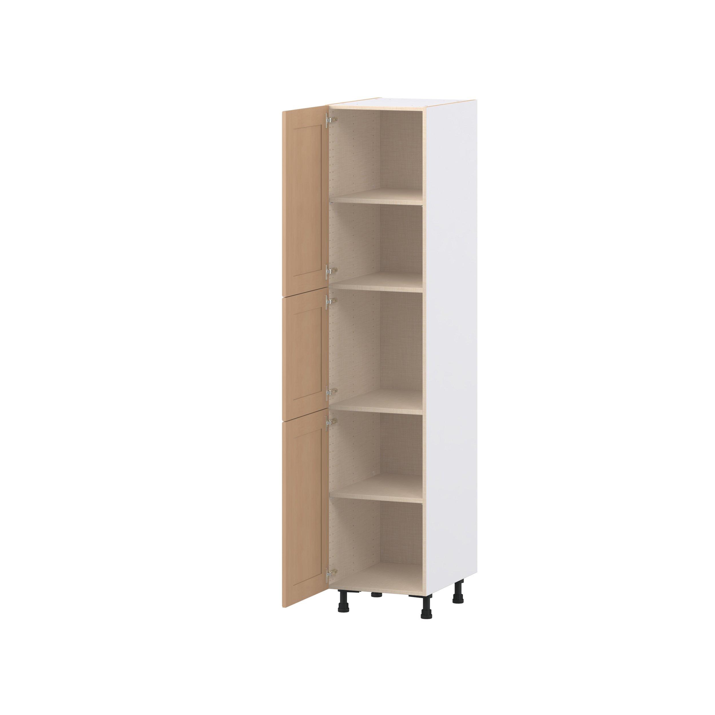 Sugarhill 18 in. Stained Sugar Cookie Door Pantry Cabinet