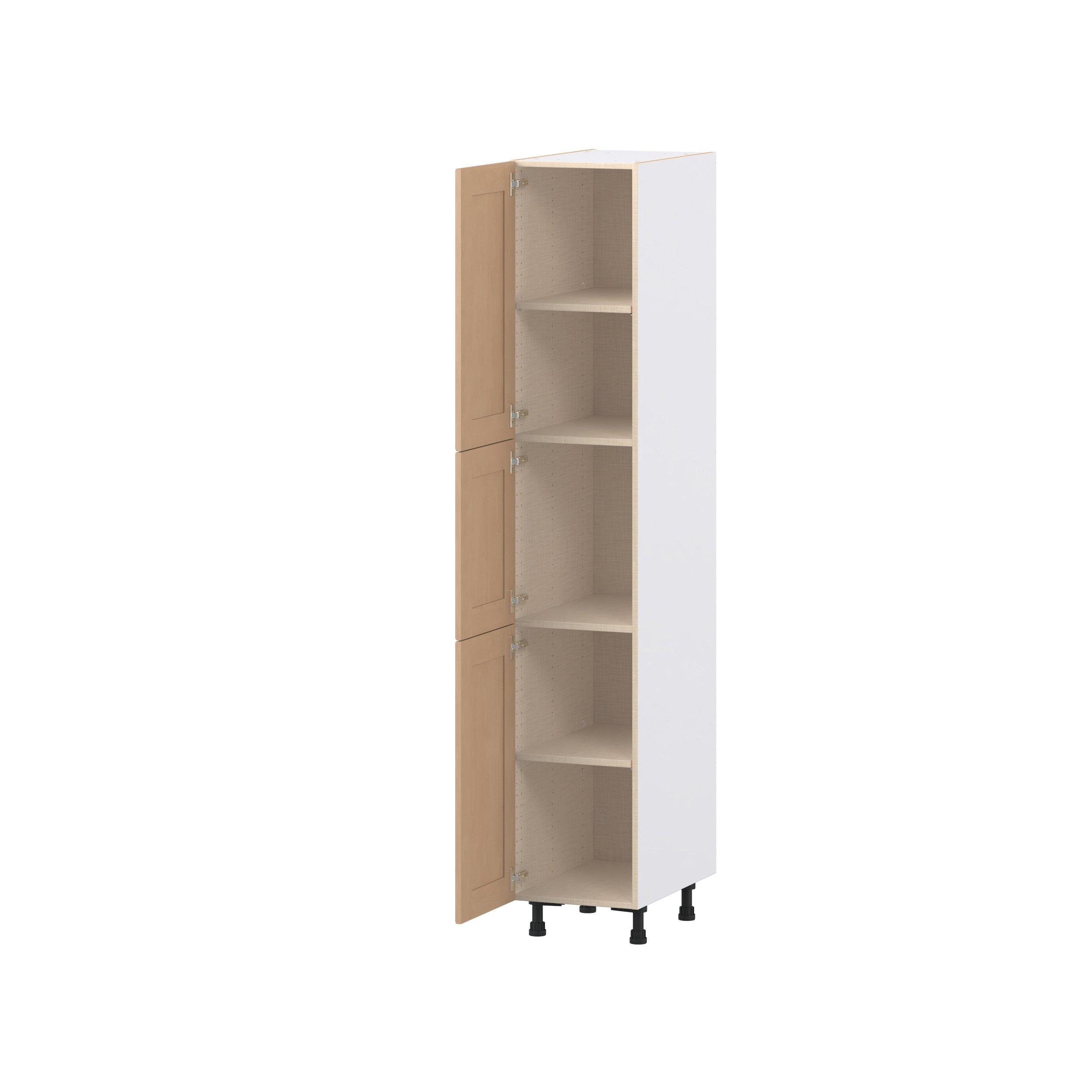 Sugarhill 15 in. Stained Sugar Cookie Door Pantry Cabinet