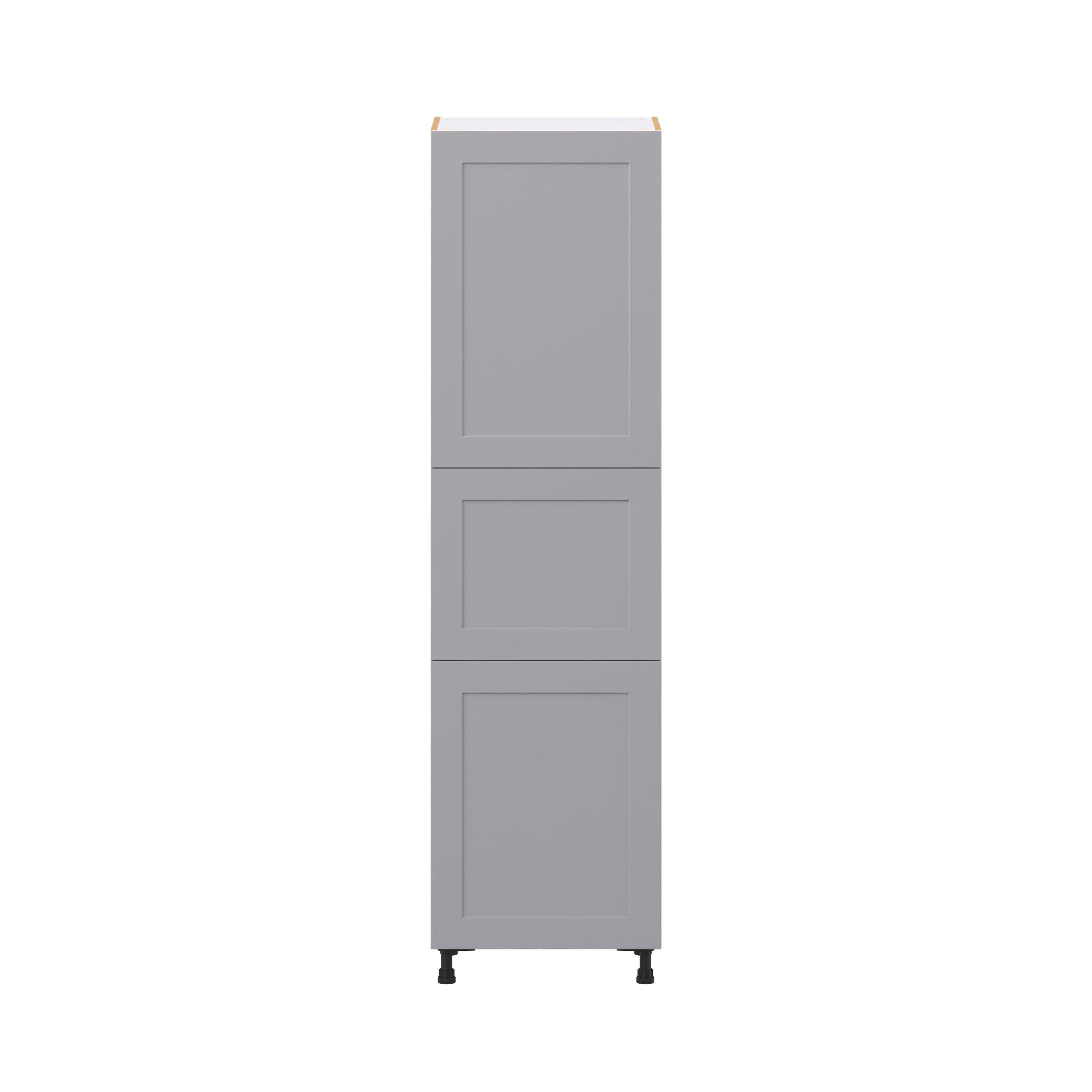 Candler 24 in. Painted Slate Gray Door Pantry Cabinet