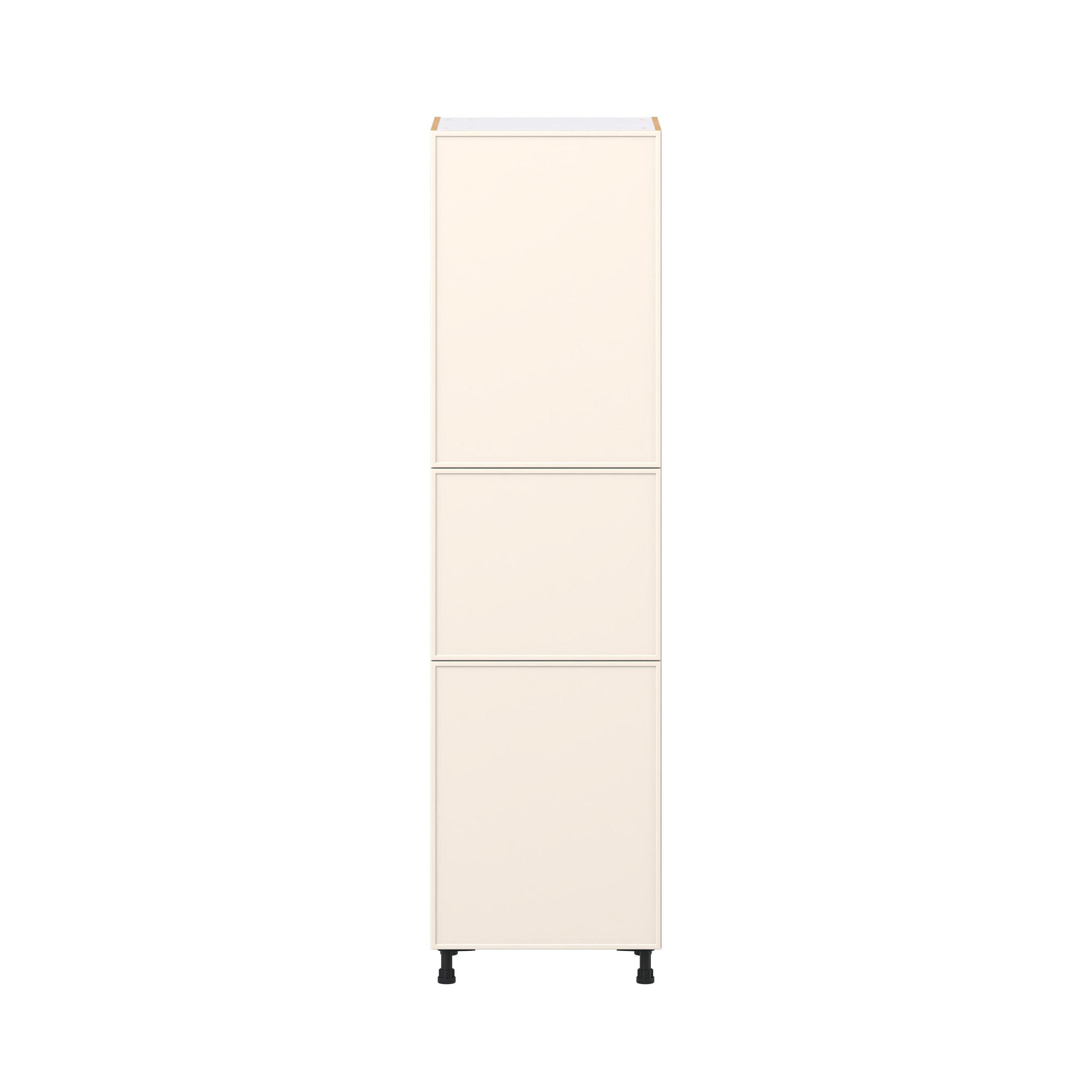Linden 24 in. Painted Washed Linen Door Pantry Cabinet