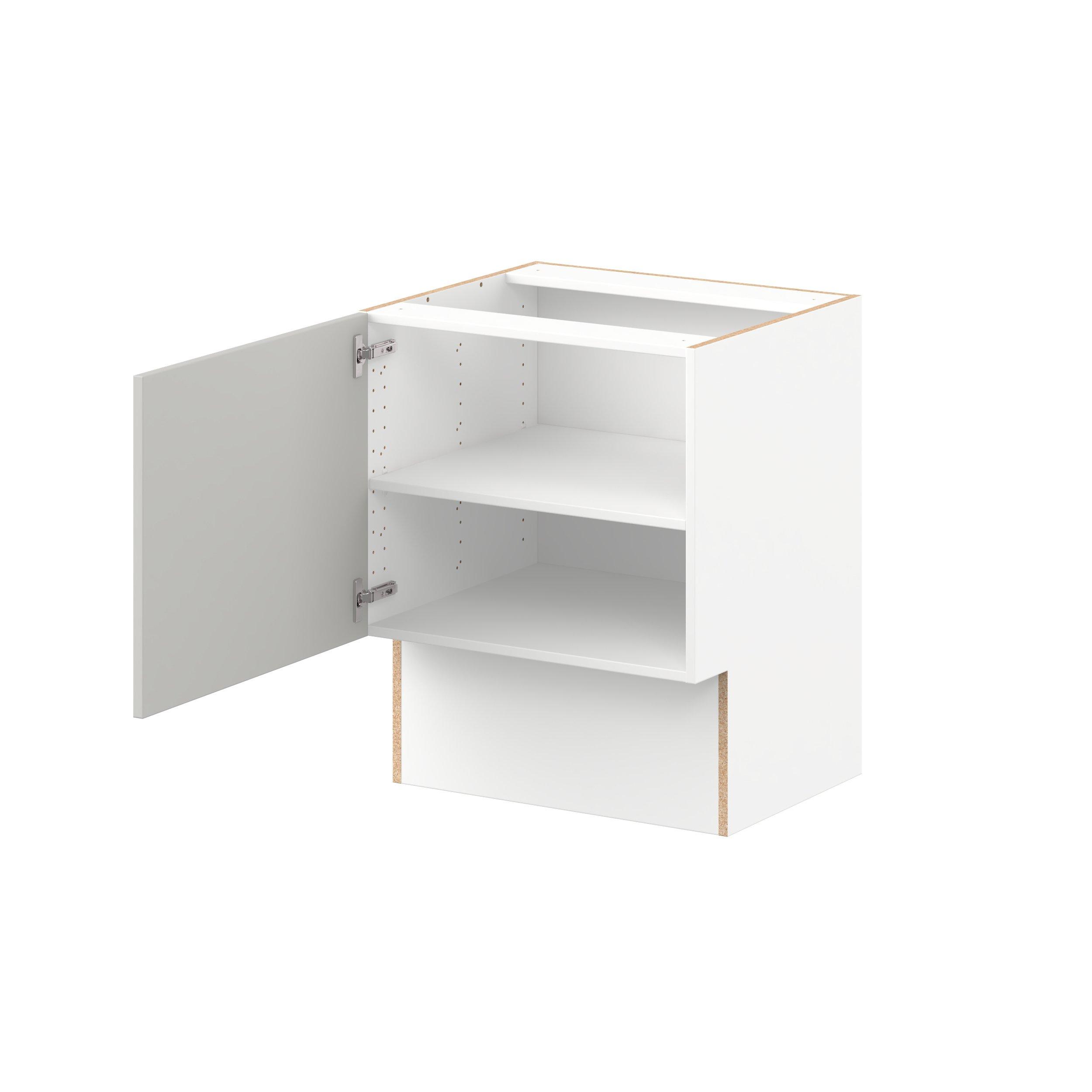 Lenox 24 in. Painted Light Gray Vanity Base Cabinet - ADA
