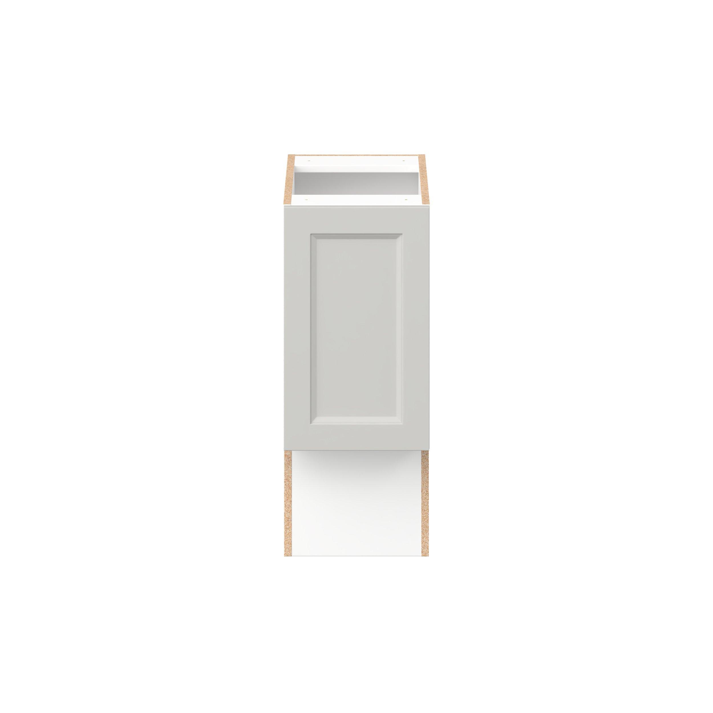 Lenox 12 in. Painted Light Gray Vanity Base Cabinet - ADA