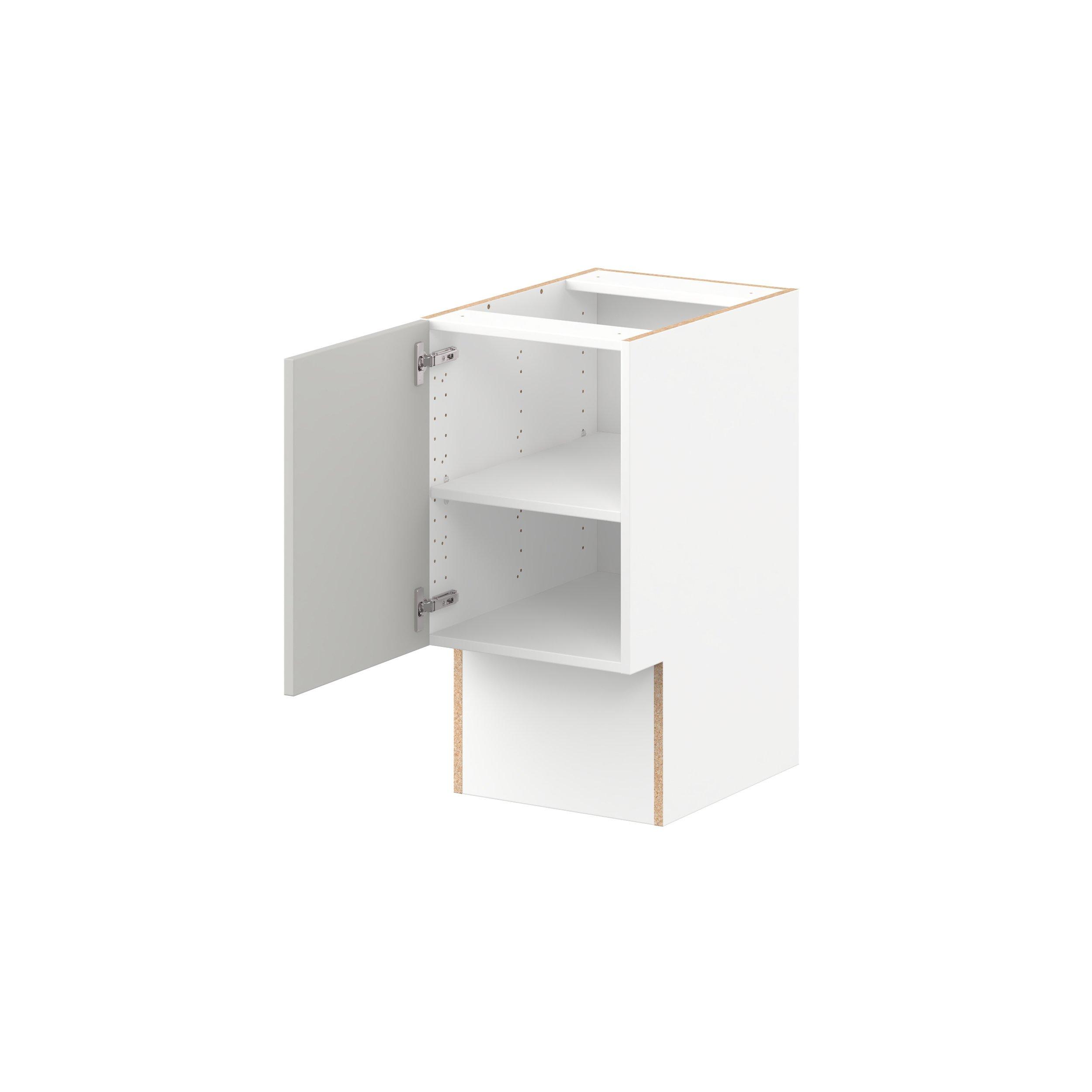 Lenox 15 in. Painted Light Gray Vanity Base Cabinet - ADA