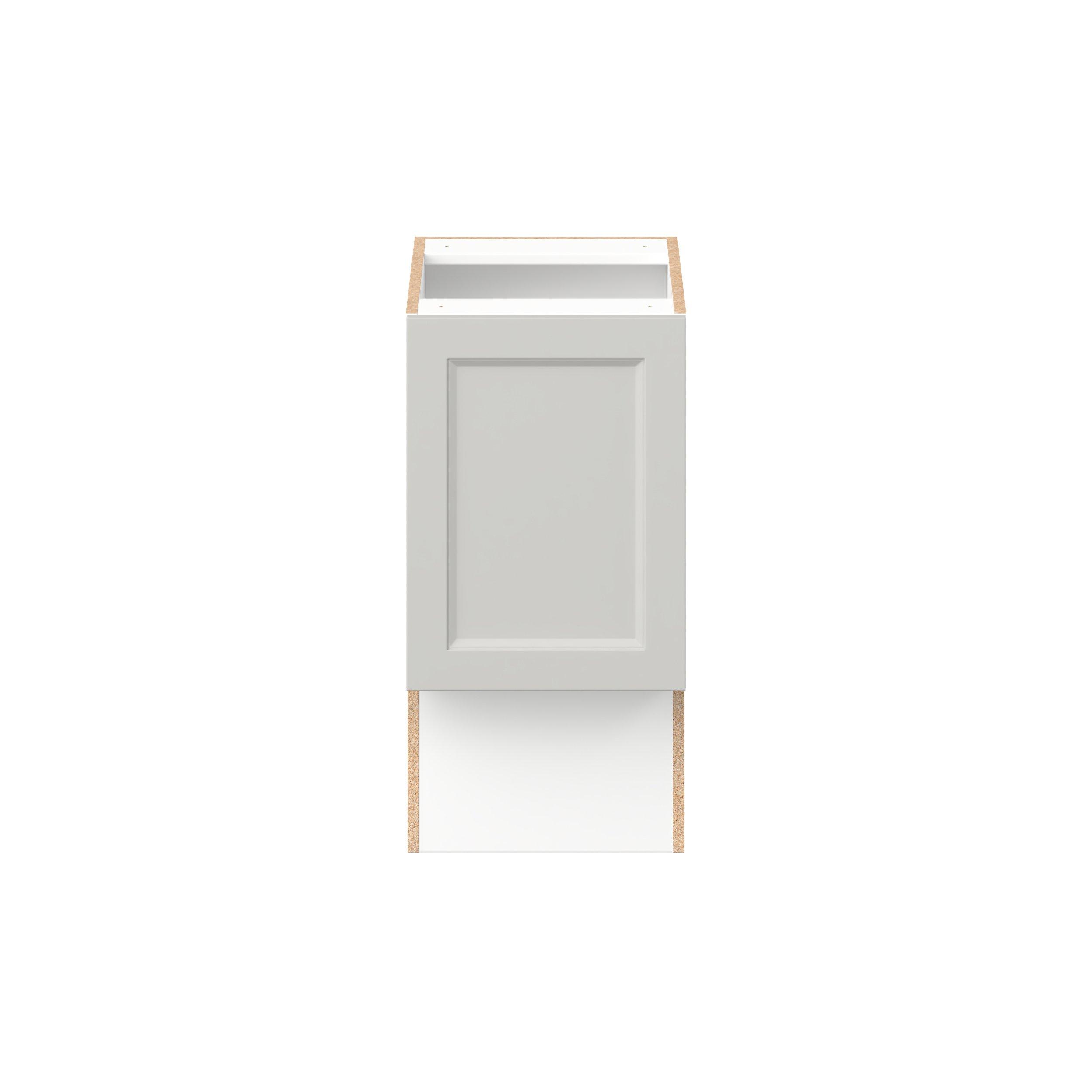Lenox 15 in. Painted Light Gray Vanity Base Cabinet - ADA