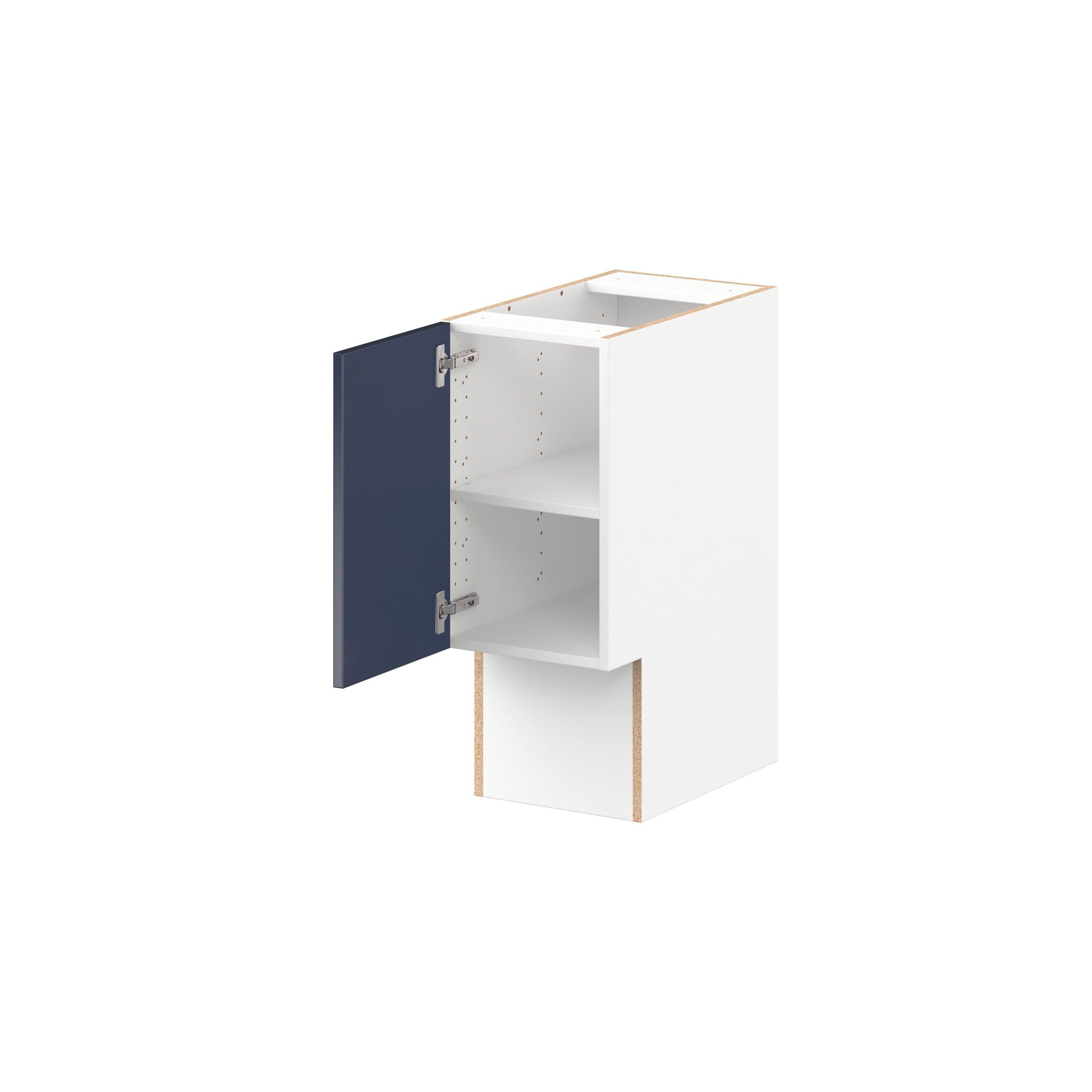 Peachtree 12 in. Painted Midnight Blue Vanity Base Cabinet