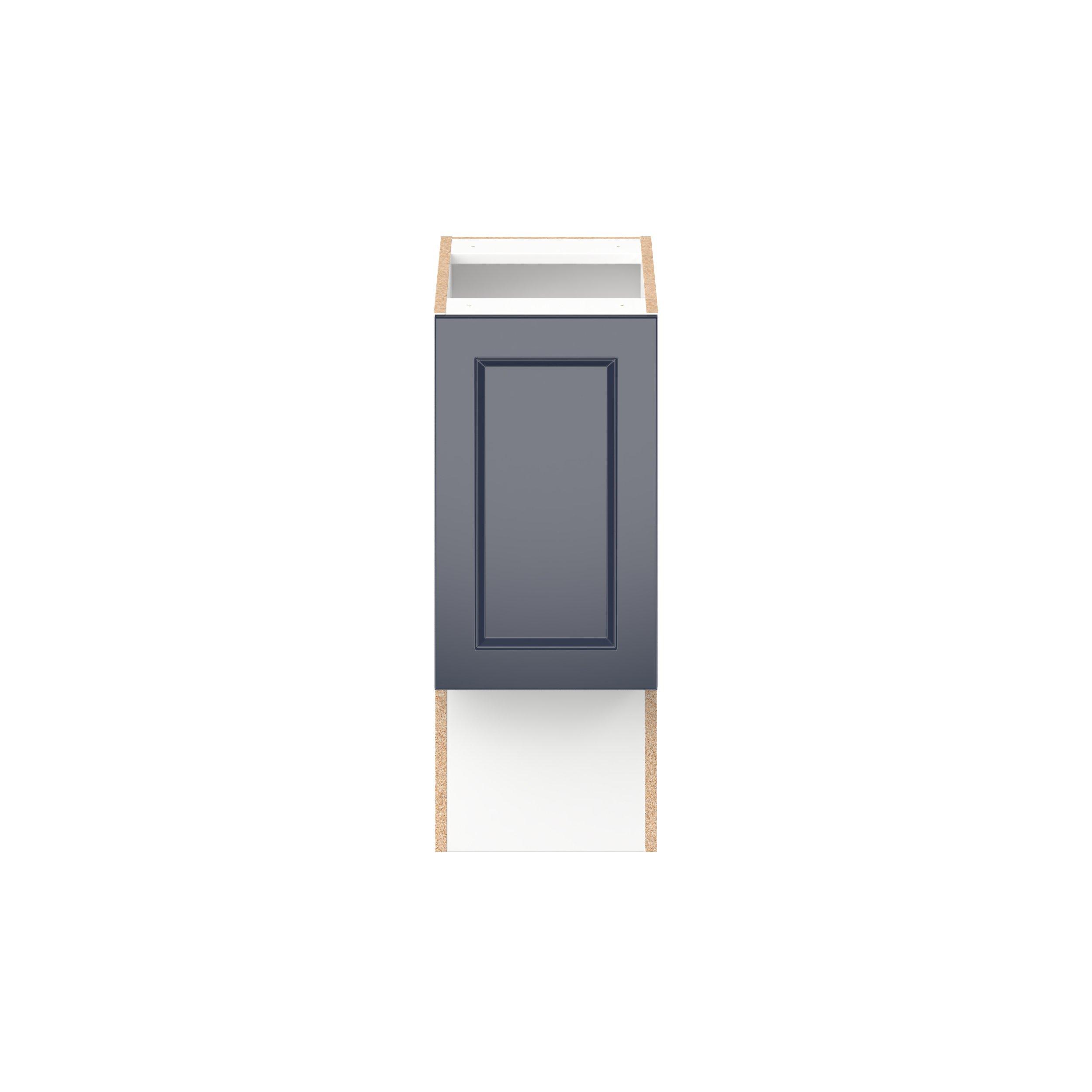 Peachtree 12 in. Painted Midnight Blue Vanity Base Cabinet