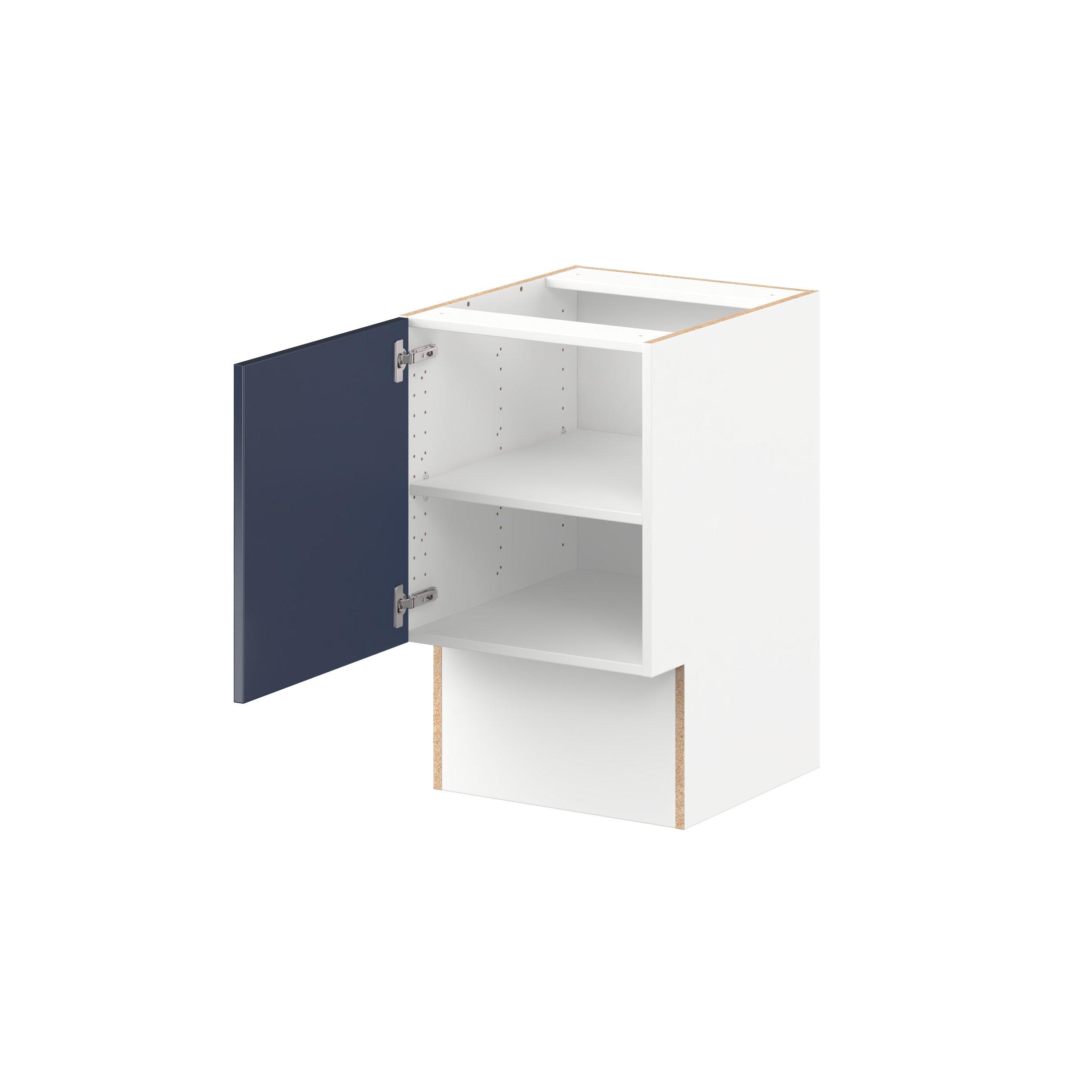 Peachtree 18 in. Painted Midnight Blue Vanity Base Cabinet