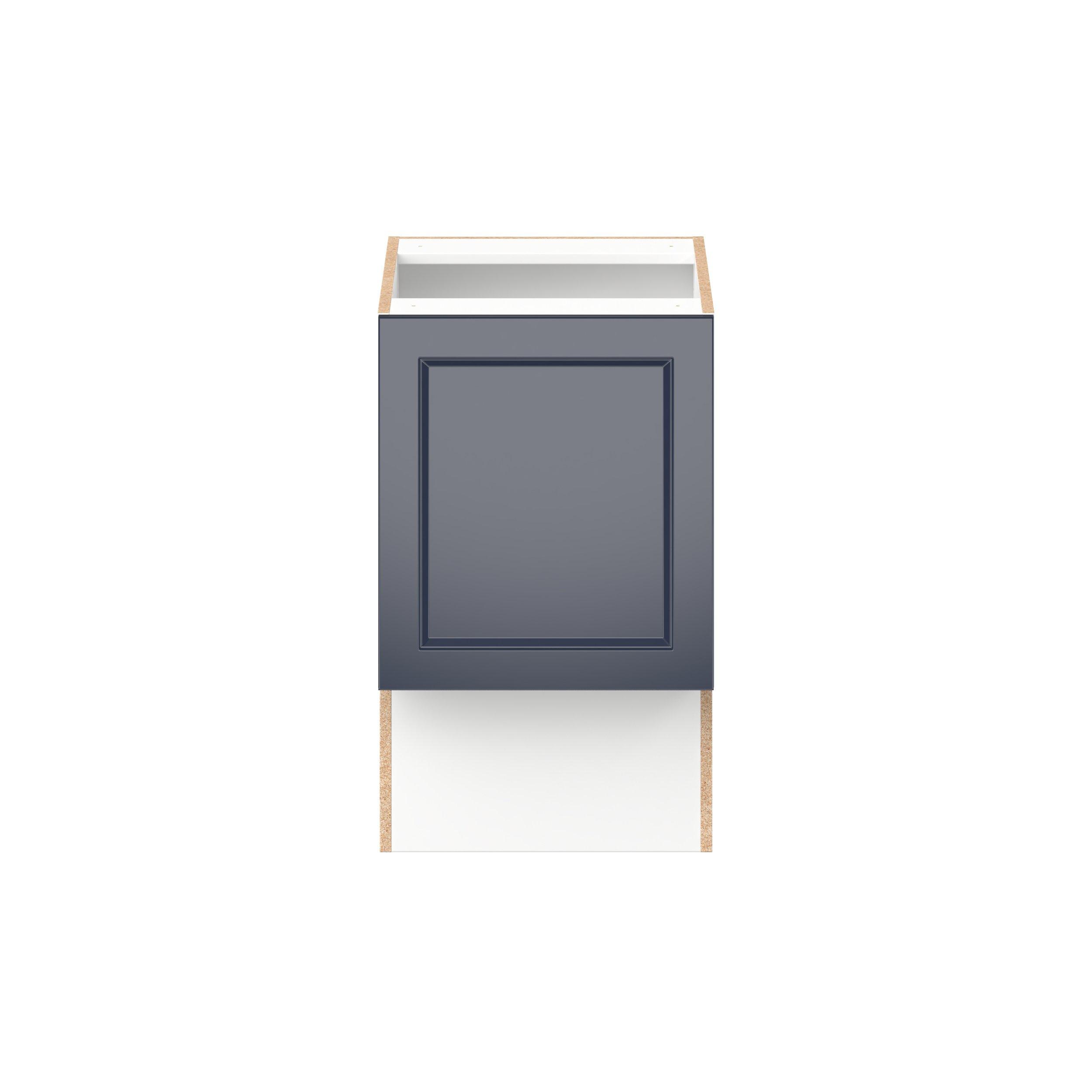 Peachtree 18 in. Painted Midnight Blue Vanity Base Cabinet