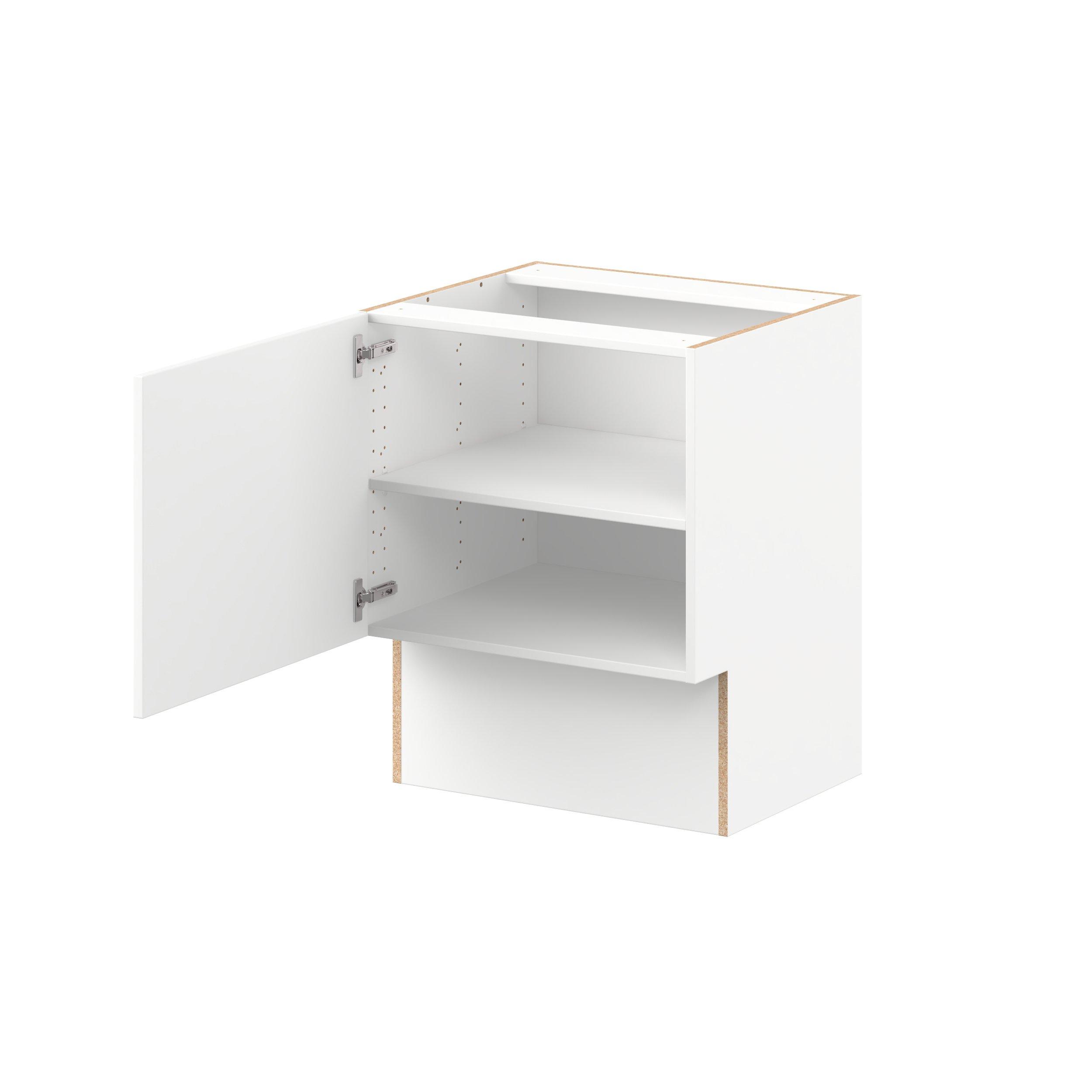 Peachtree 24 in. Painted Bright White Vanity Base Cabinet