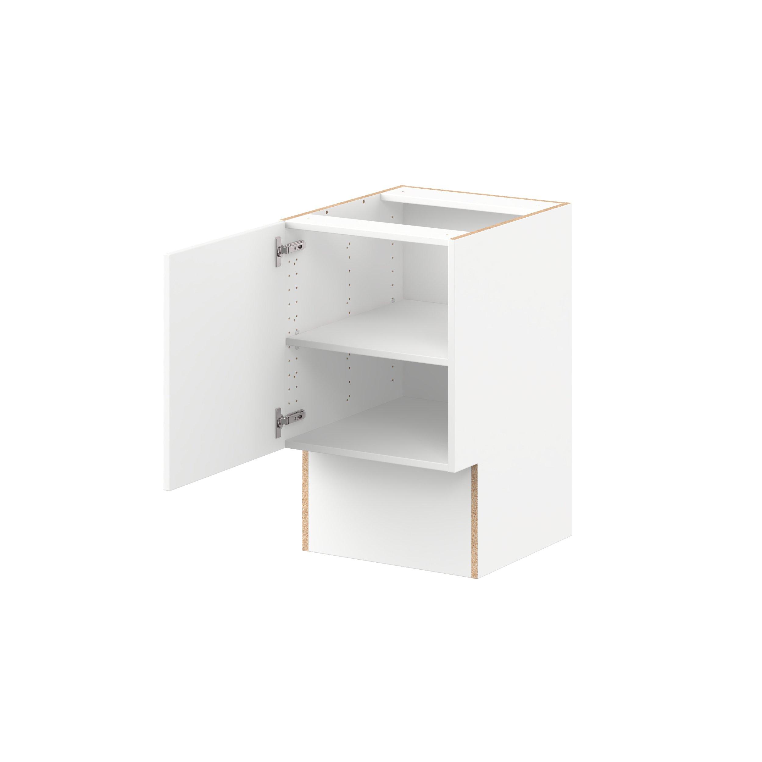 Peachtree 18 in. Painted Bright White Vanity Base Cabinet