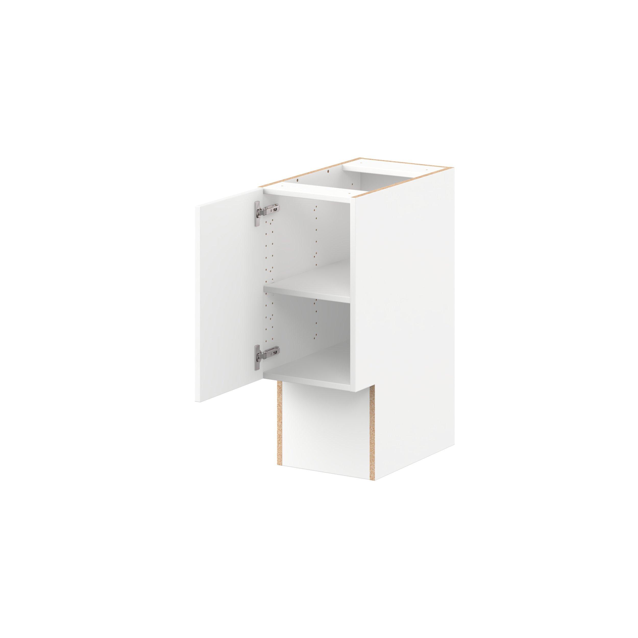 Peachtree 12 in. Painted Bright White Vanity Base Cabinet