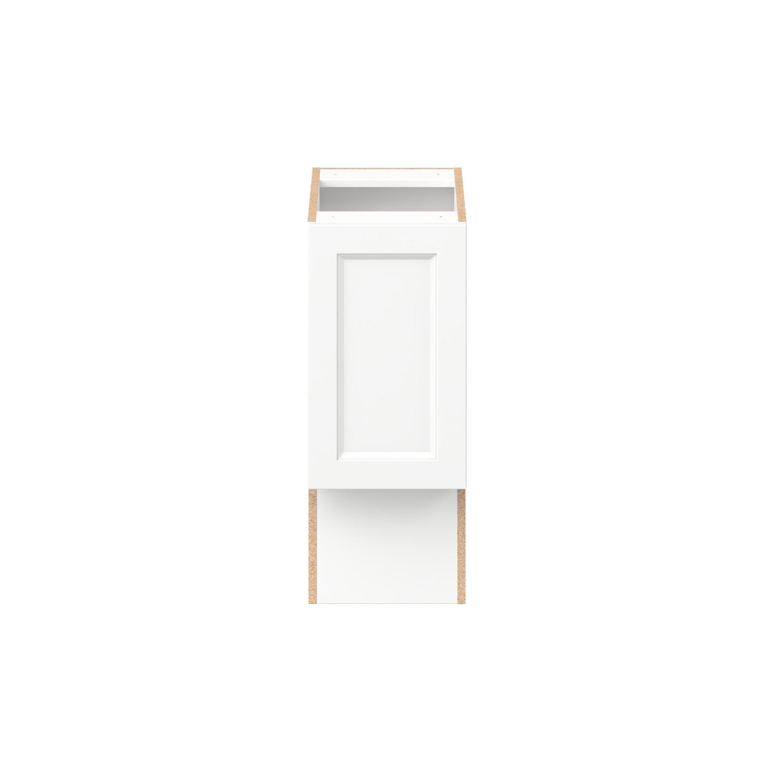 Peachtree 12 in. Painted Bright White Vanity Base Cabinet