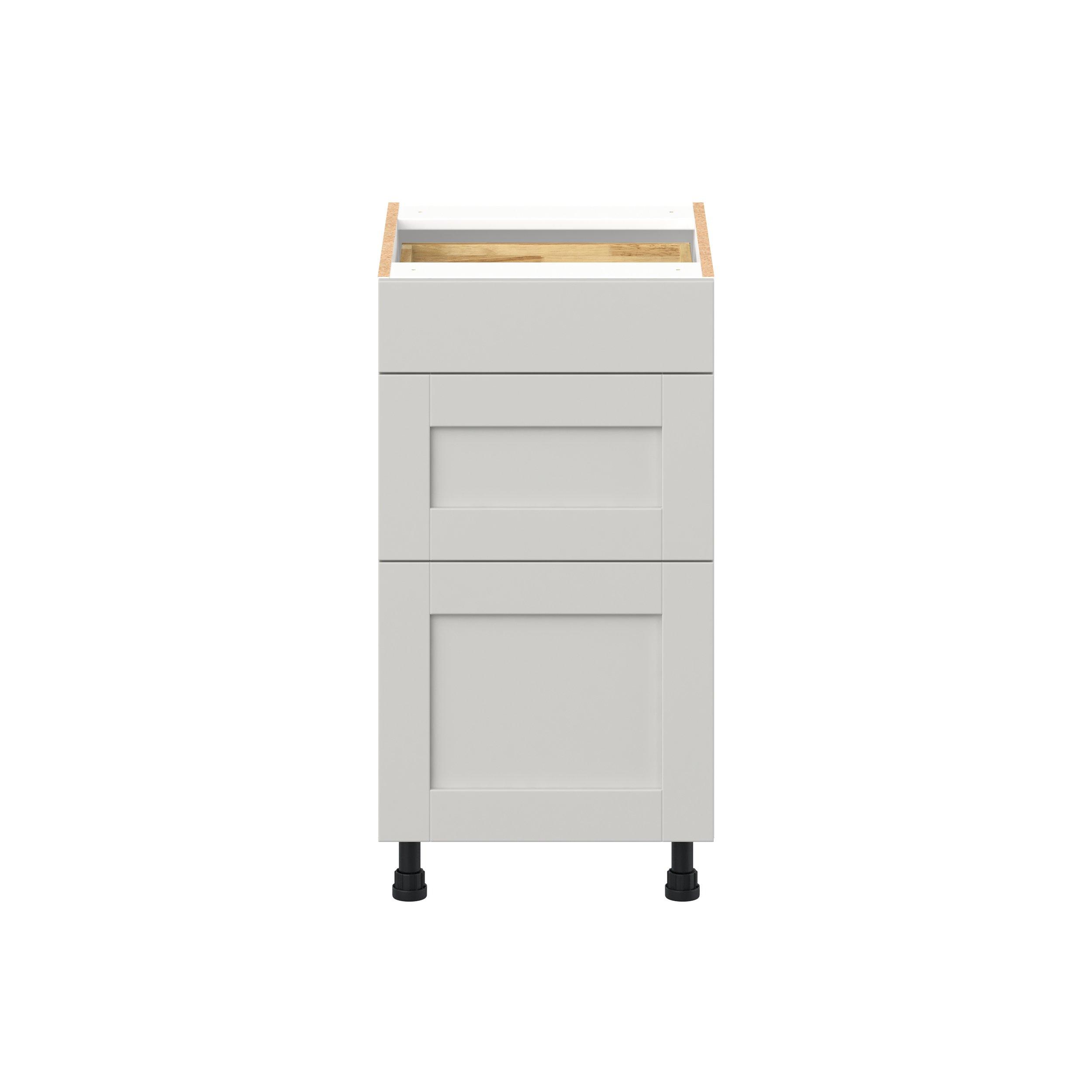 Summerhill 18 in. Light Gray Vanity Drawer Base Cabinet