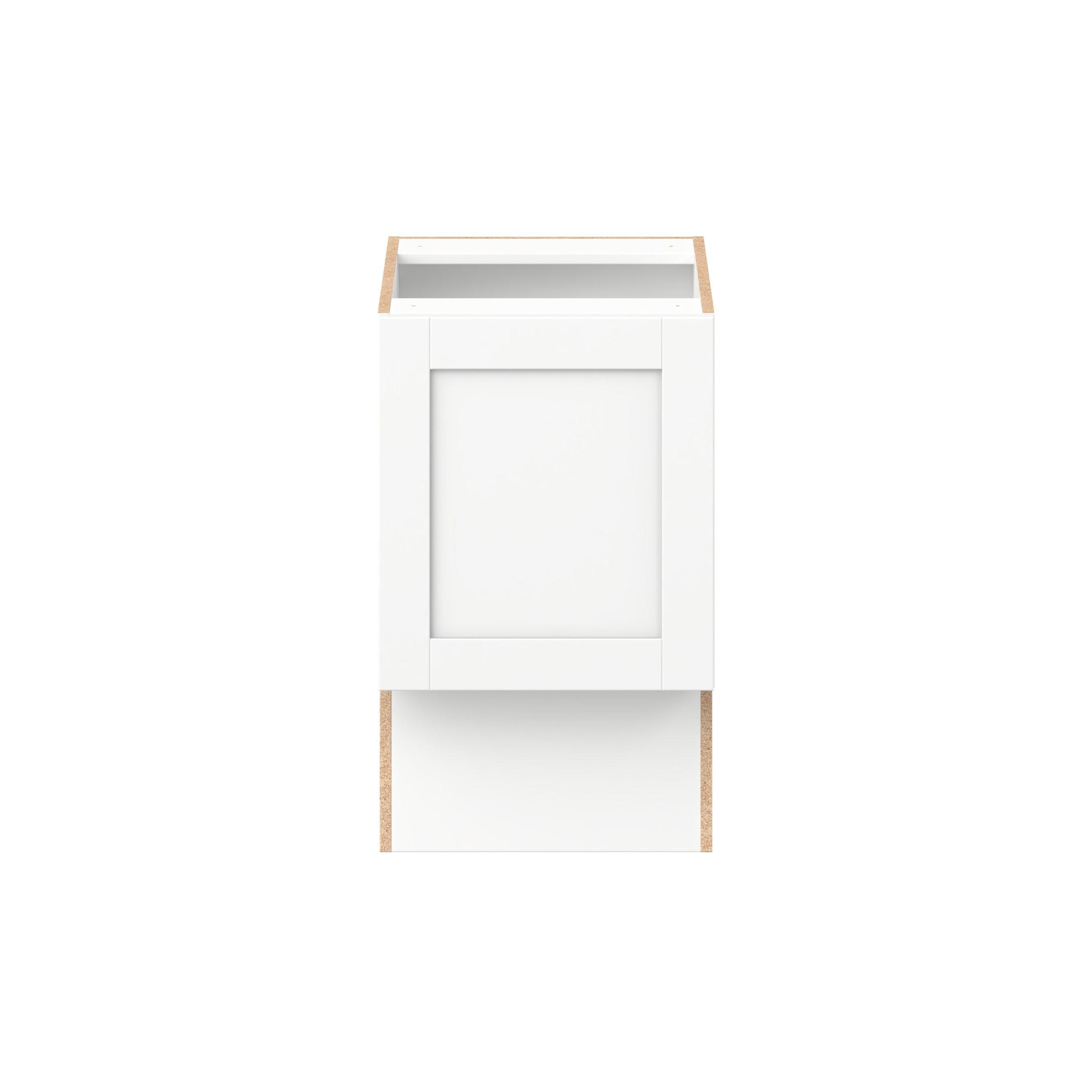 Summerhill 18 in. Bright White Vanity Base Cabinet