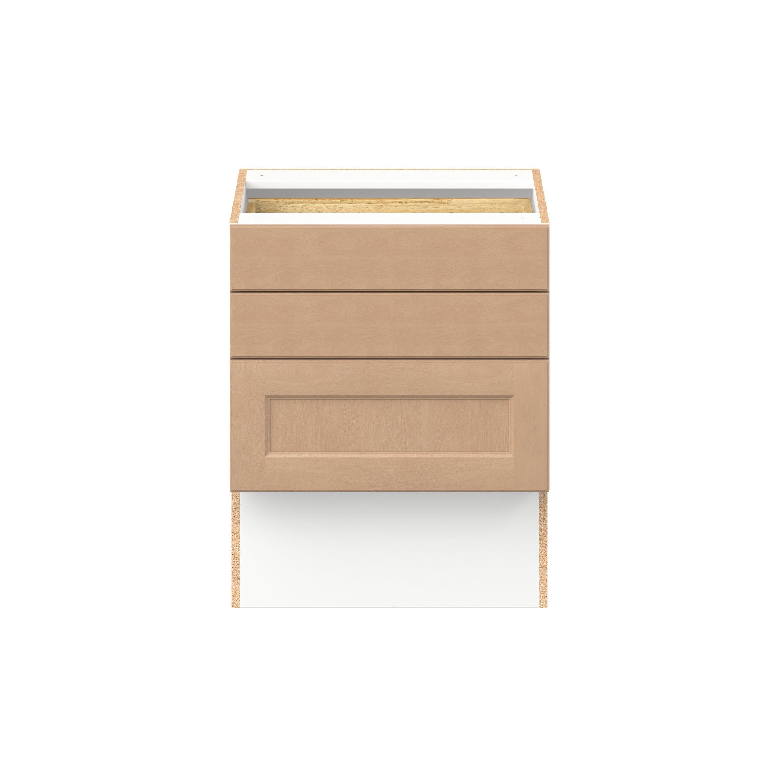 Sugarhill 24 in. Stained Sugar Cookie Vanity Drawer Base Cabinet