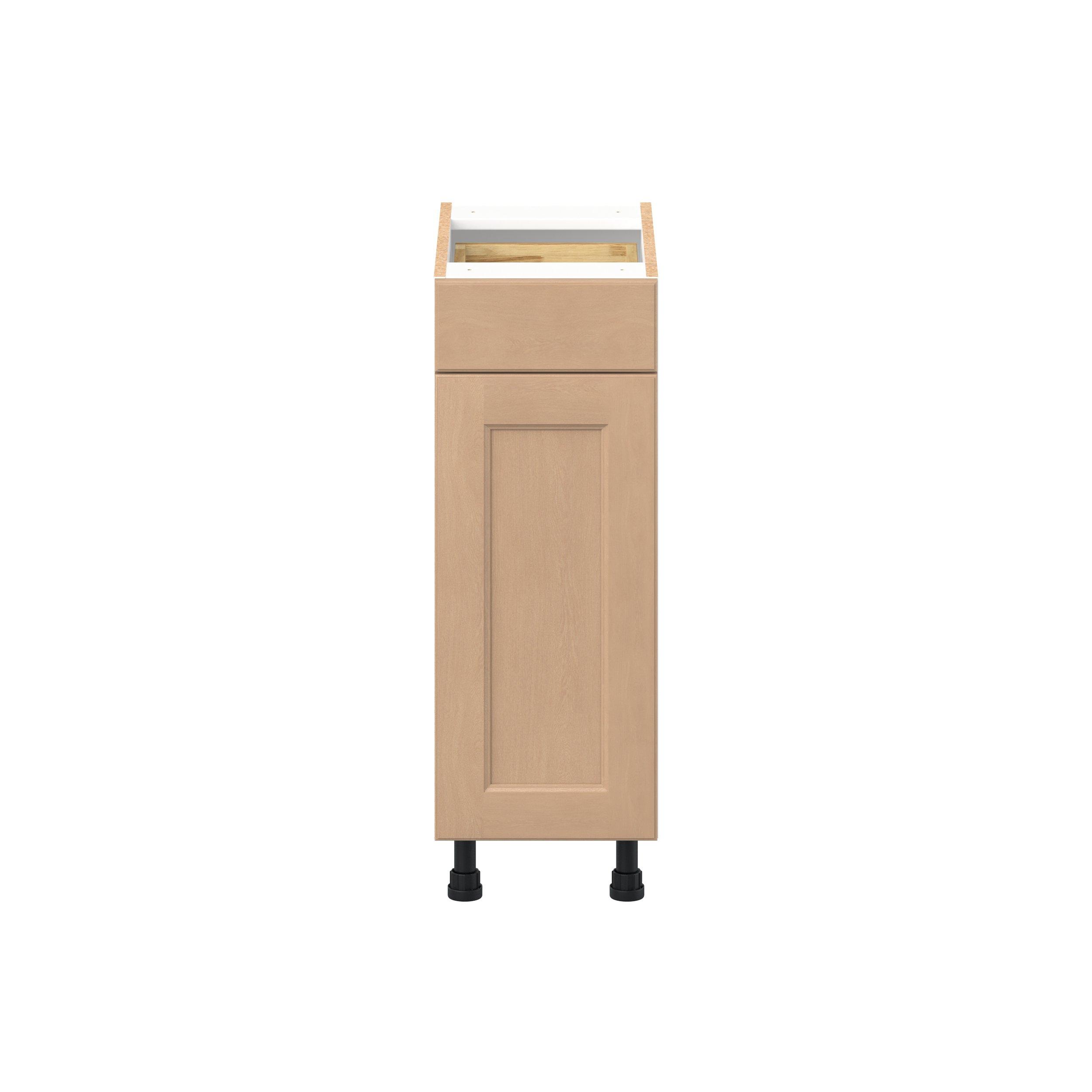 Sugarhill 12 in. Stained Sugar Cookie Vanity Door and Drawer Base Cabinet