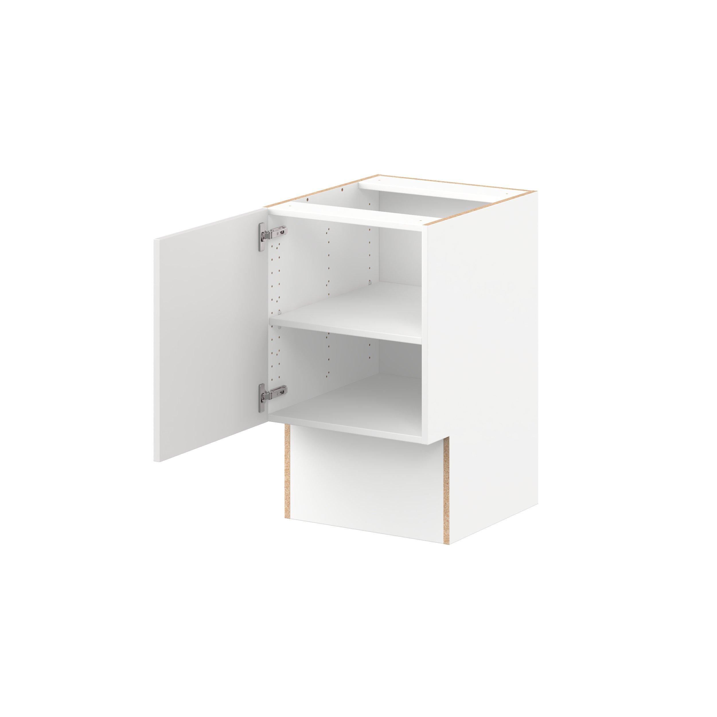 Candler 18 in. Painted Warm White Vanity Base Cabinet - ADA