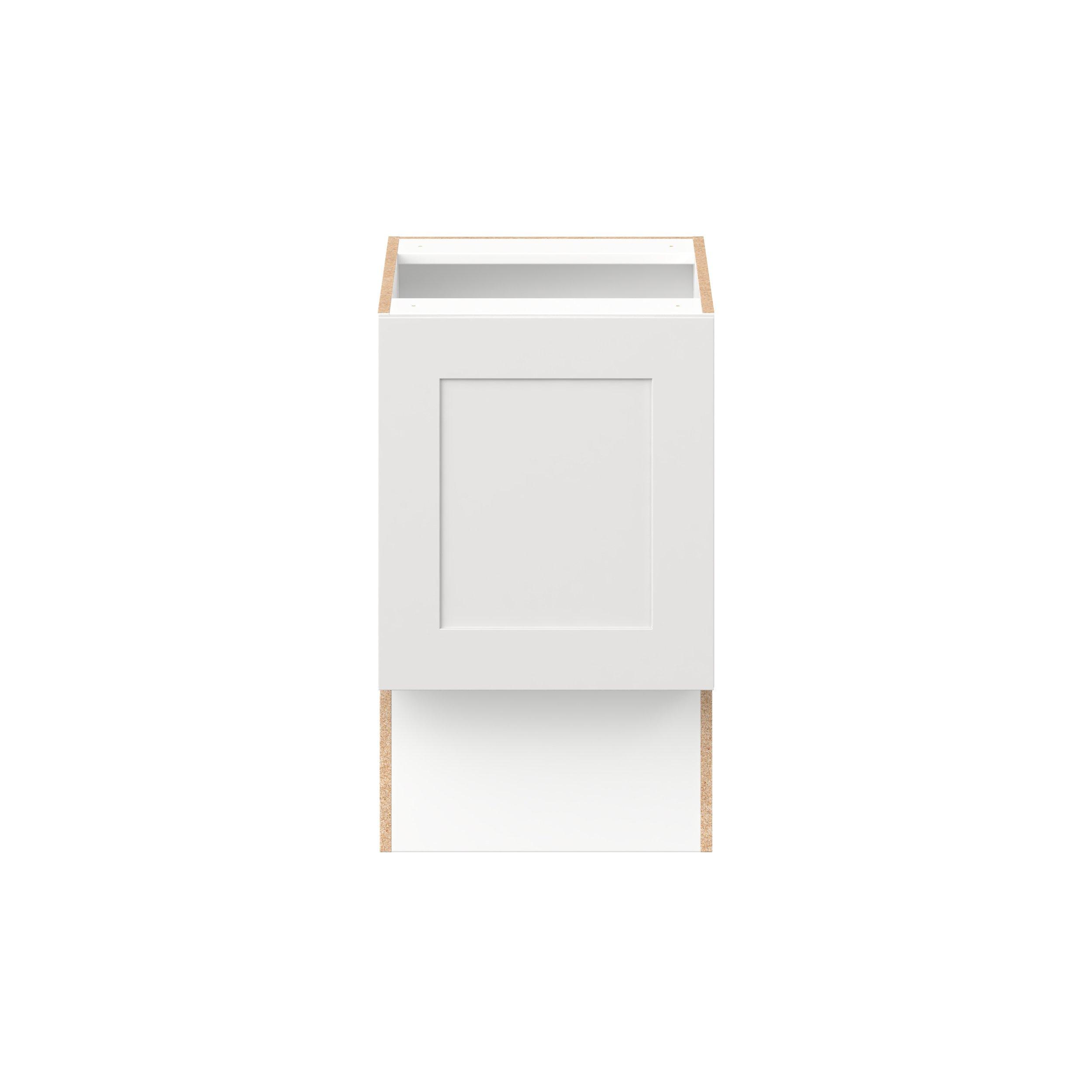 Candler 18 in. Painted Warm White Vanity Base Cabinet - ADA
