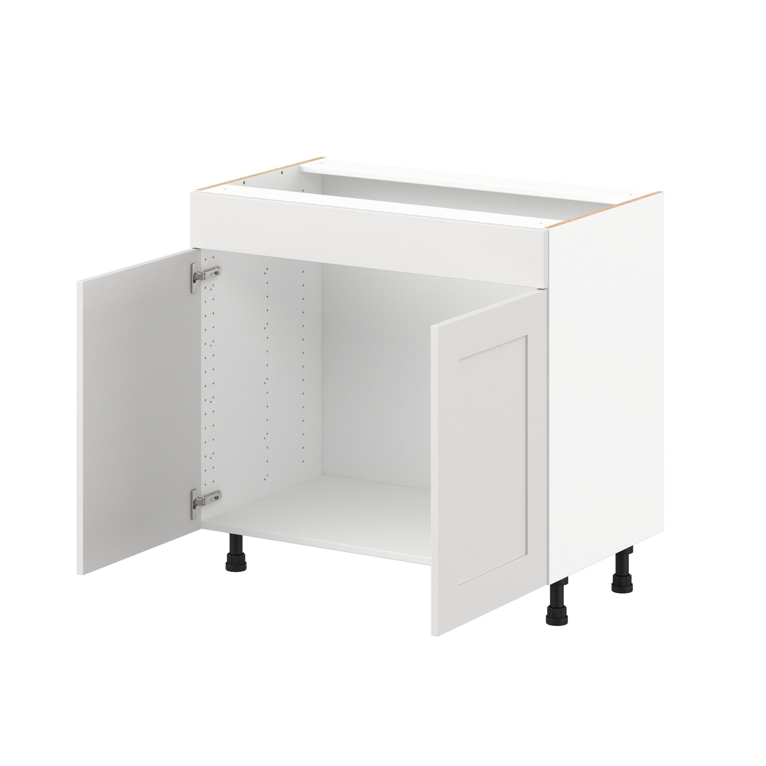 Candler 2 Door False Front Vanity Sink Base Cabinet