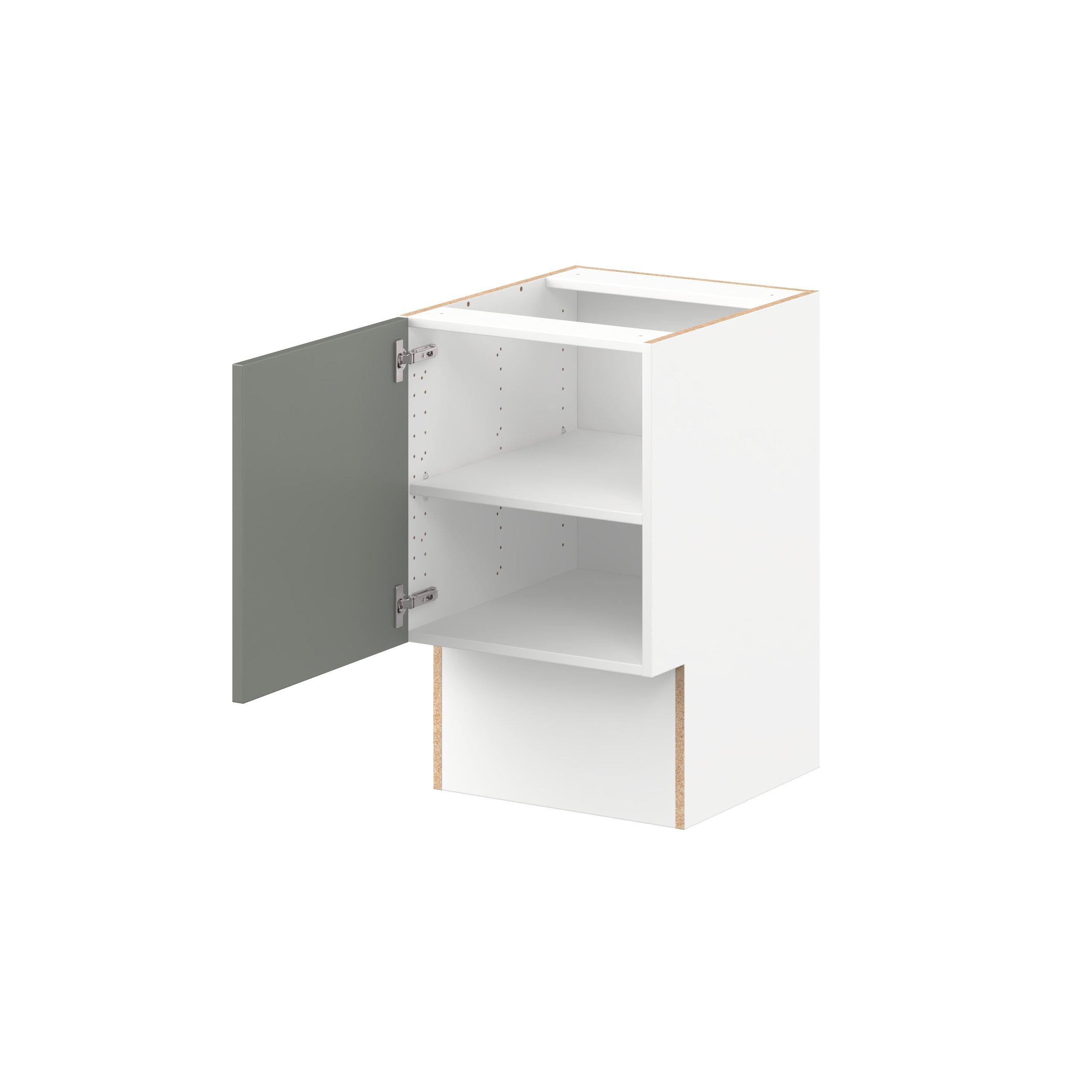 Linden 18 in. Painted Moss Green Vanity Base Cabinet