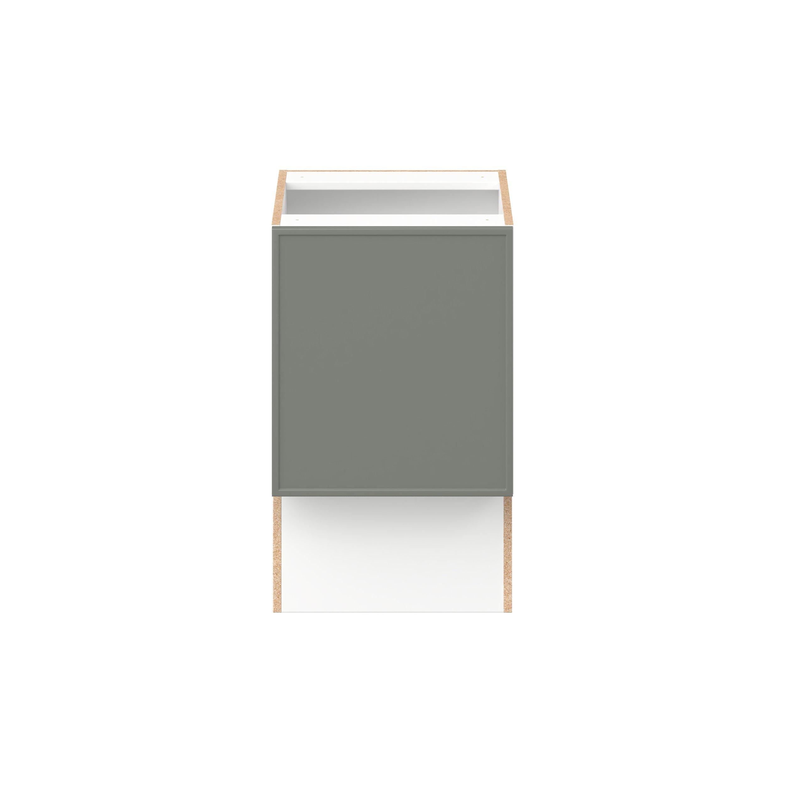 Linden 18 in. Painted Moss Green Vanity Base Cabinet